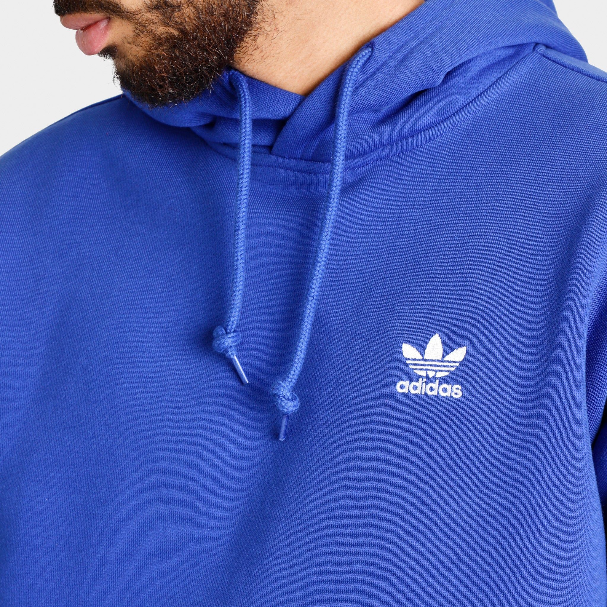 adidas Originals Trefoil Essentials Pullover Hoodie / Semi Lucid Blue sold by JD Sports product image thumbnail 4
