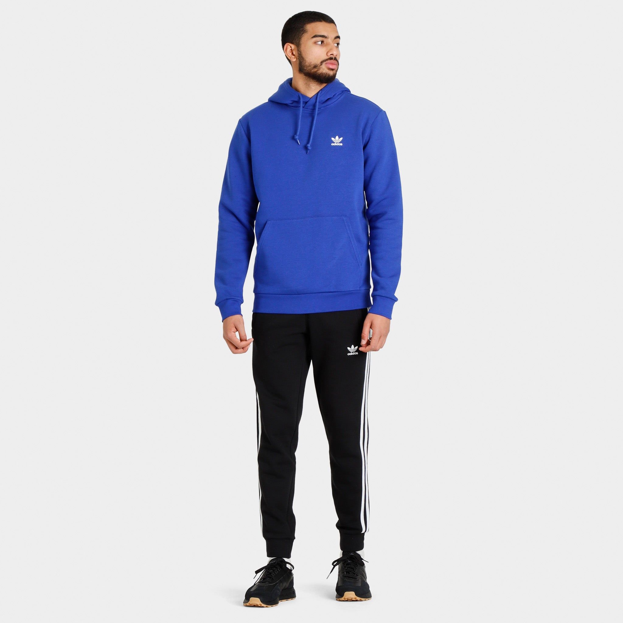 adidas Originals Trefoil Essentials Pullover Hoodie / Semi Lucid Blue sold by JD Sports product image thumbnail 5