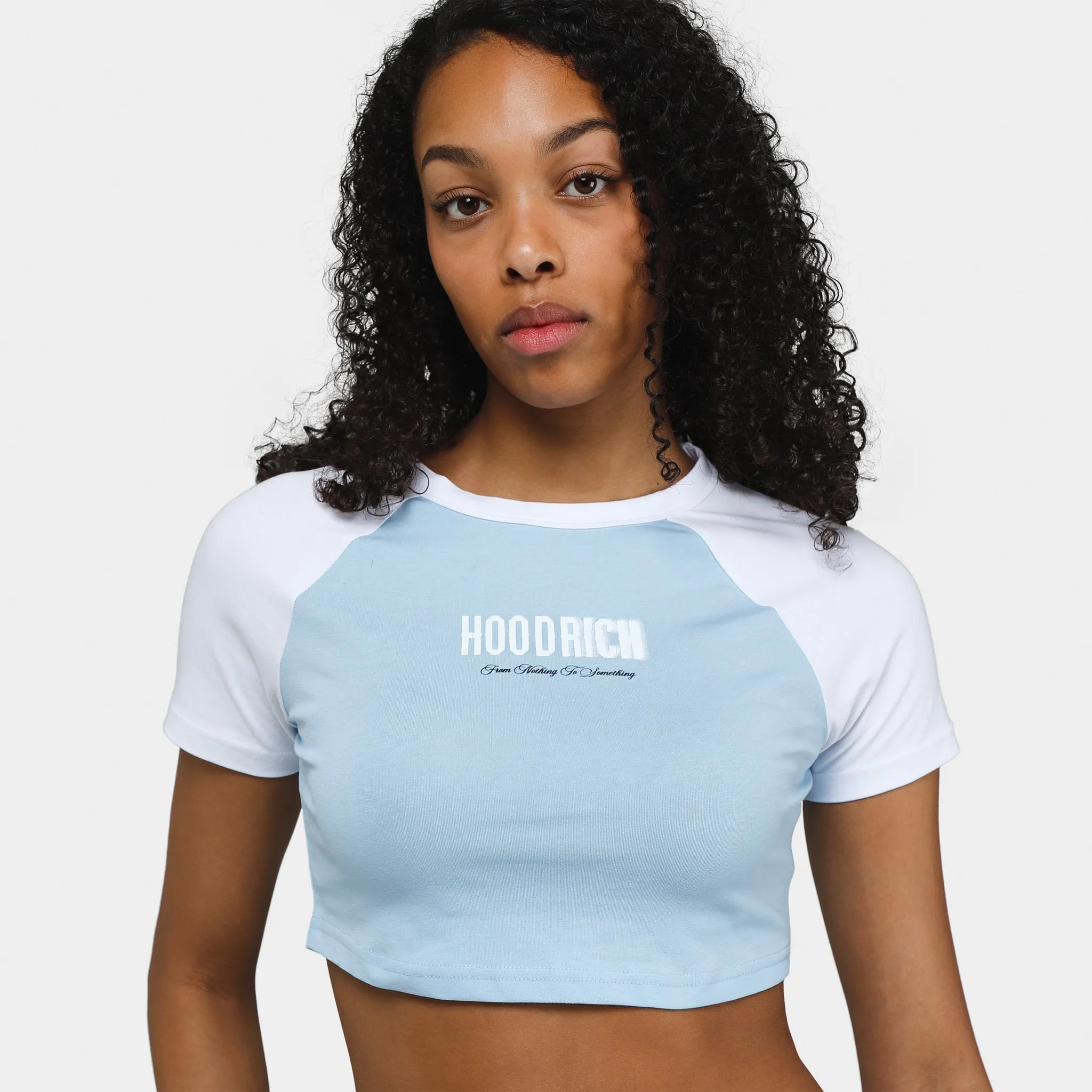 Hoodrich Women's OG Mist Fitted T-shirt Clear Sky / White - Black sold by JD Sports product image thumbnail 3