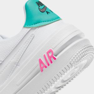 Nike Women's Air Force 1 PLT.AF.ORM White / White - Pink Blast sold by JD Sports