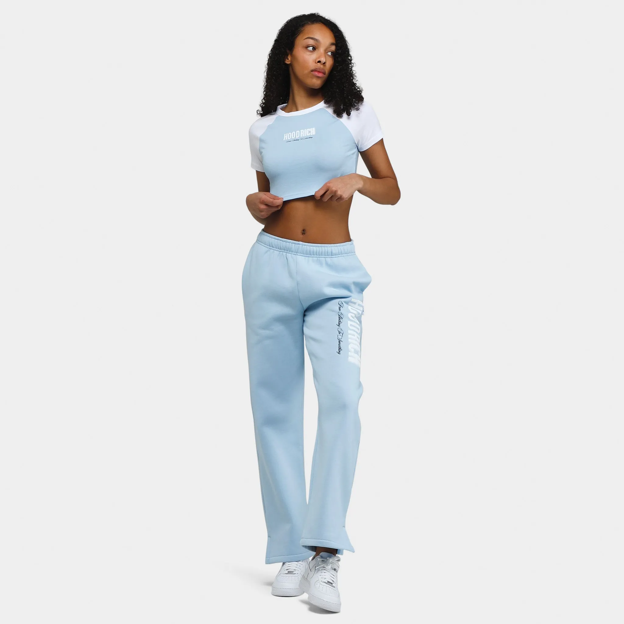 Hoodrich Women's OG Mist Fitted T-shirt Clear Sky / White - Black sold by JD Sports product image thumbnail 5