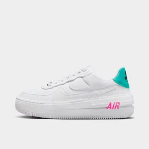 Nike Women's Air Force 1 PLT.AF.ORM White / White - Pink Blast sold by JD Sports