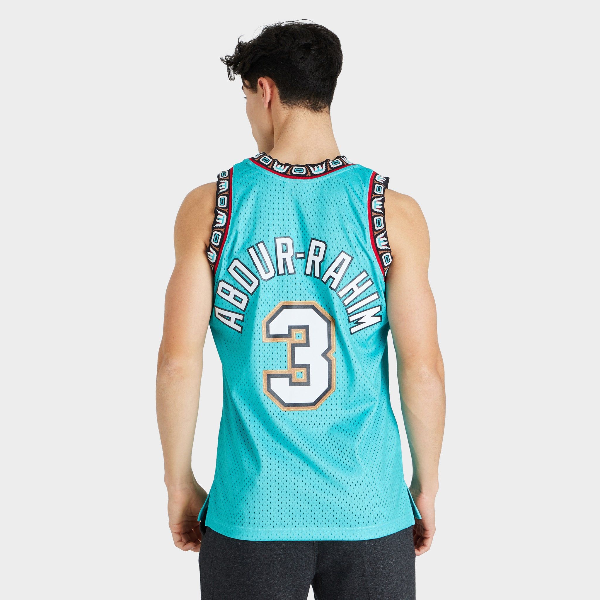 Mitchell & Ness NBA Vancouver Grizzlies Shareef Abdur-Rahim Swingman Jersey / Teal sold by JD Sports product image thumbnail 2