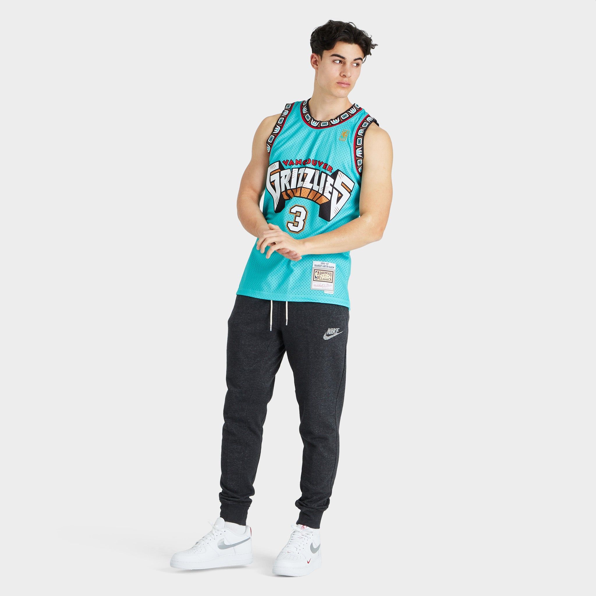 Mitchell & Ness NBA Vancouver Grizzlies Shareef Abdur-Rahim Swingman Jersey / Teal sold by JD Sports product image thumbnail 5