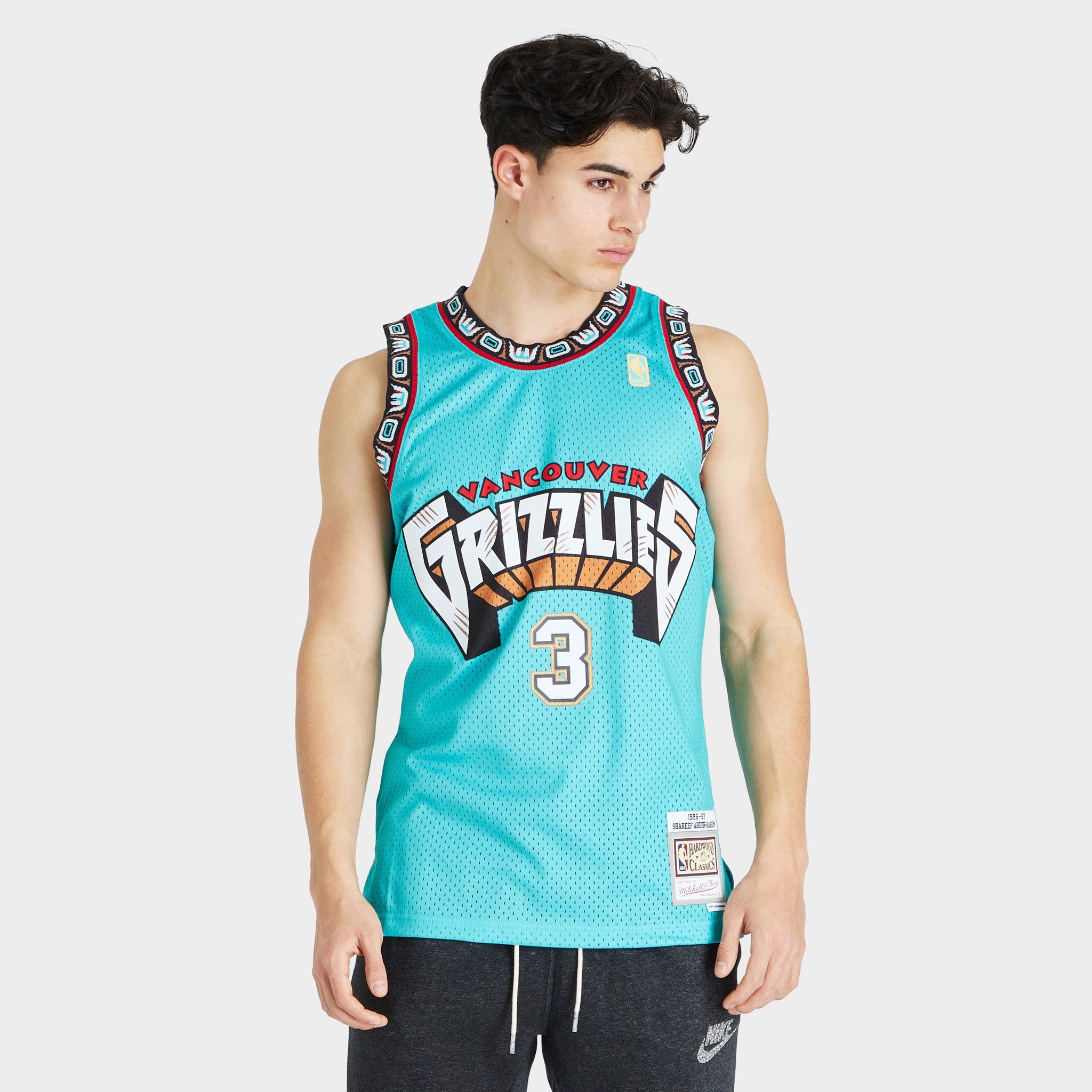 Mitchell & Ness NBA Vancouver Grizzlies Shareef Abdur-Rahim Swingman Jersey / Teal sold by JD Sports