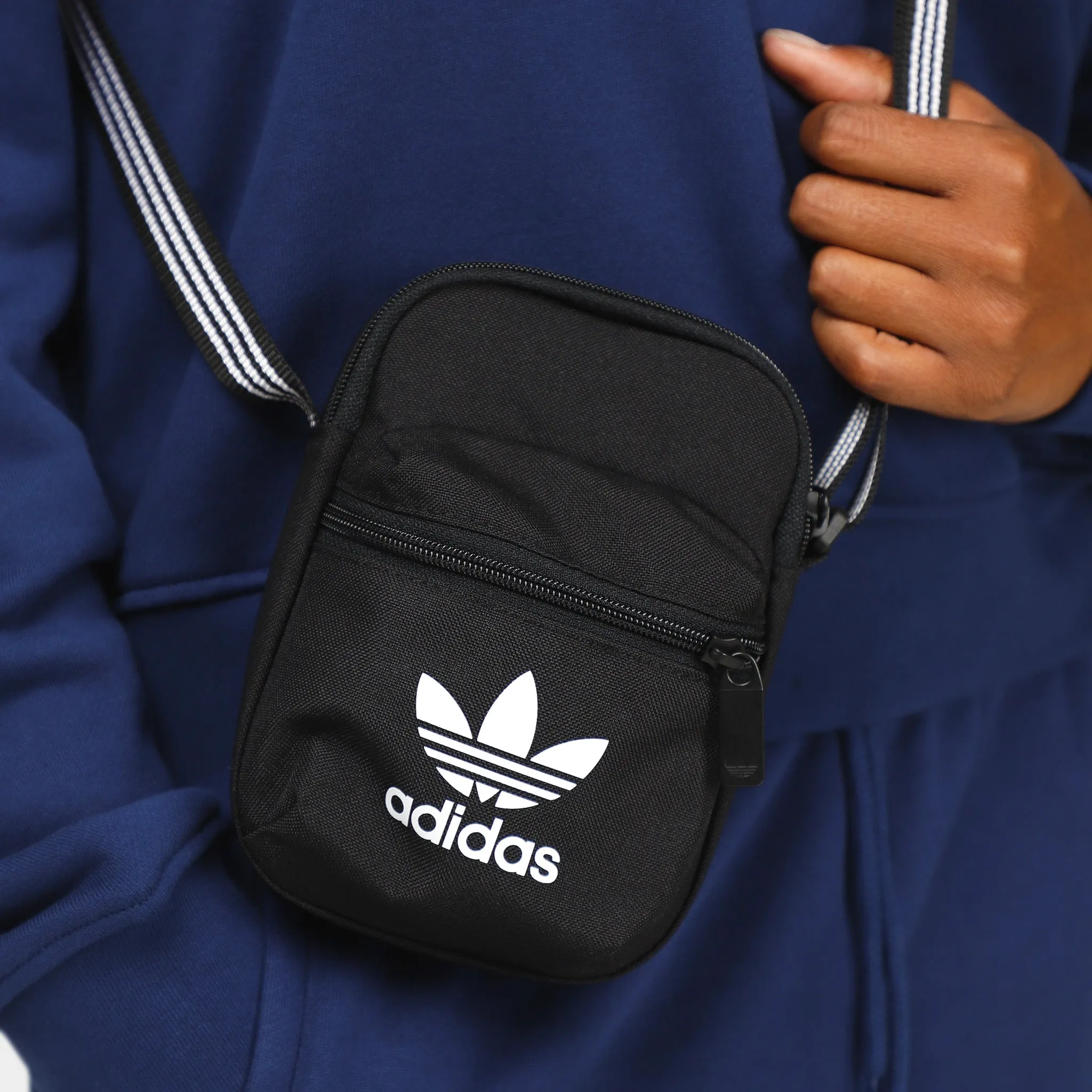 adidas Adicolor Classic Festival Bag / Black sold by JD Sports product image thumbnail 2