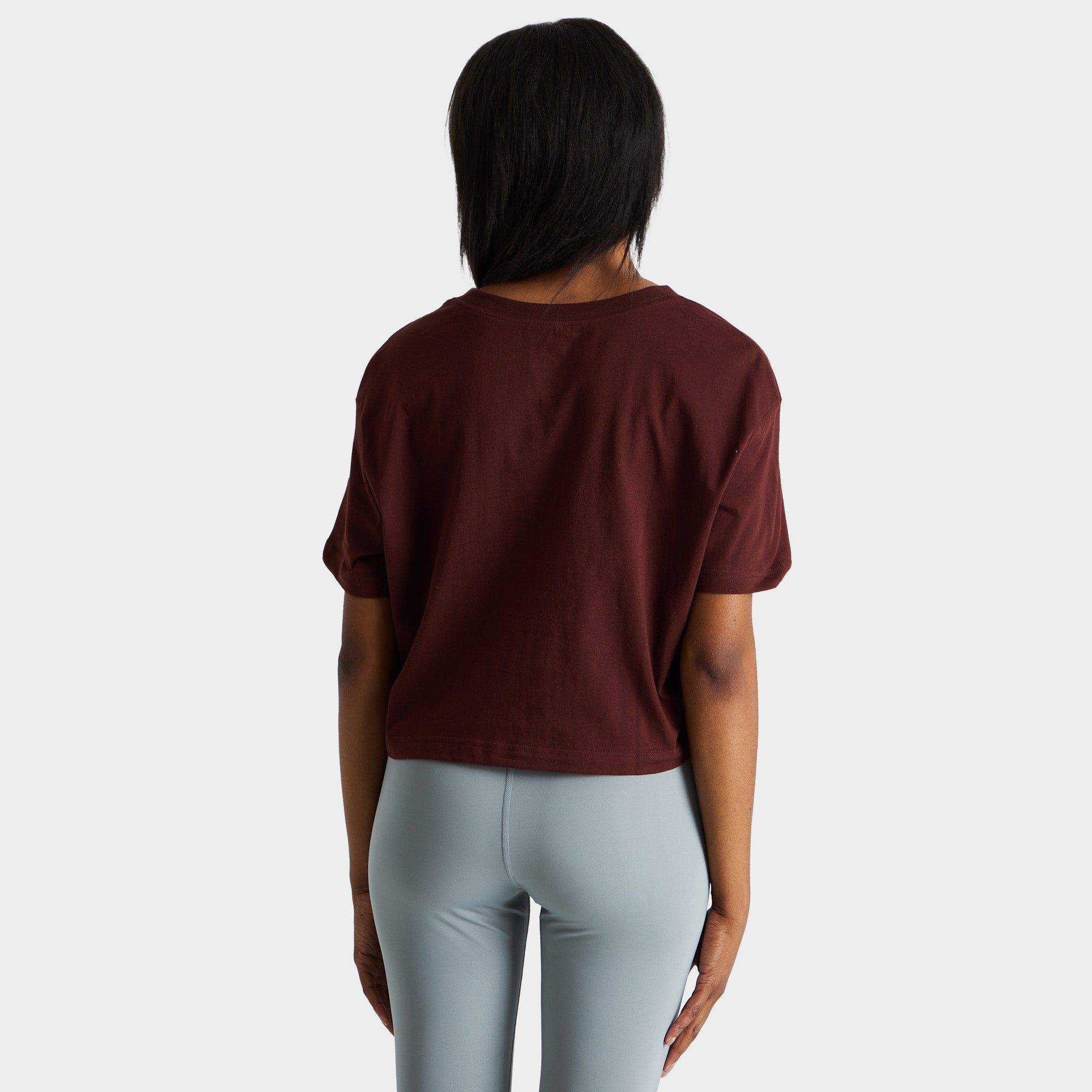 Nike Sportswear Women's Essential Cropped T-shirt Bronze Eclipse / White sold by JD Sports product image thumbnail 2