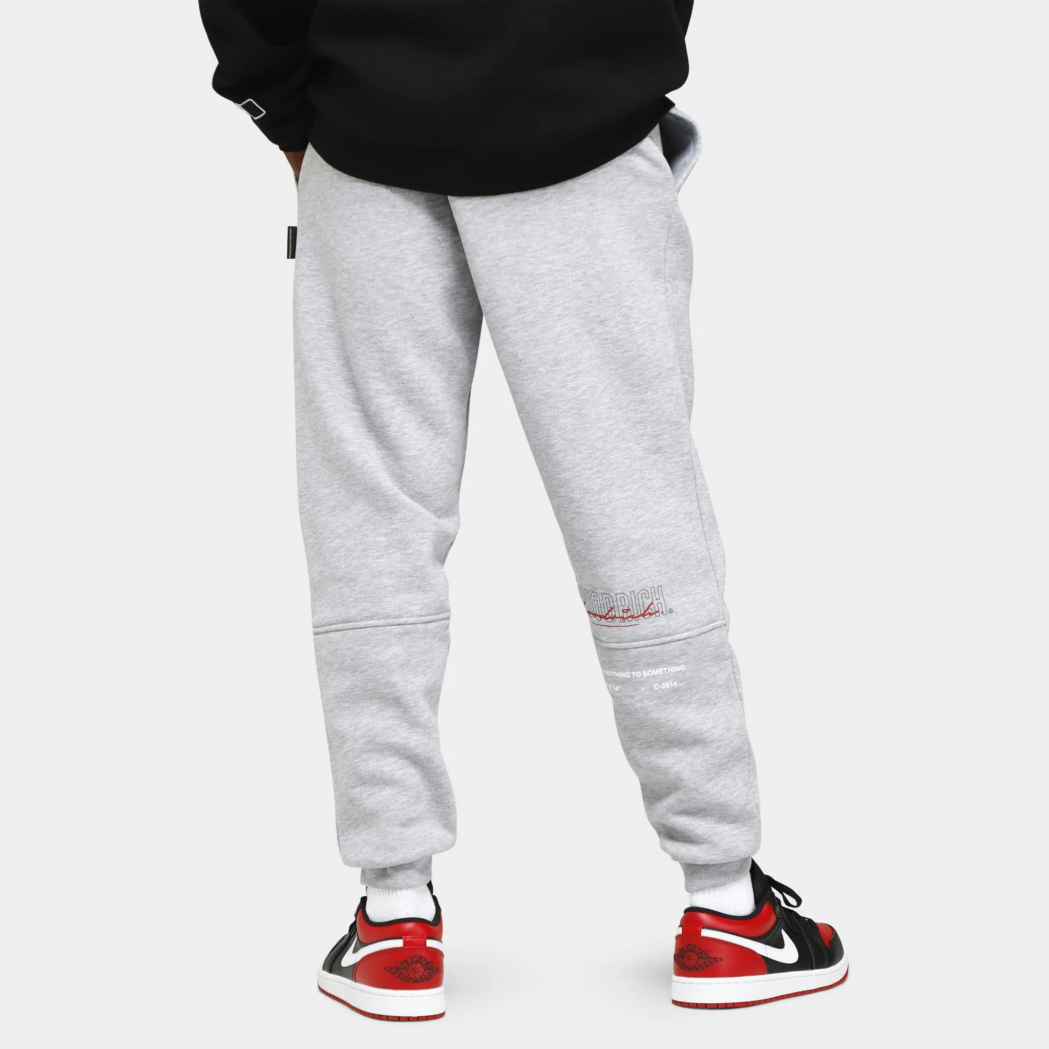 Hoodrich OG Blend V2 Joggers Heather Grey / Black - Red sold by JD Sports product image thumbnail 2