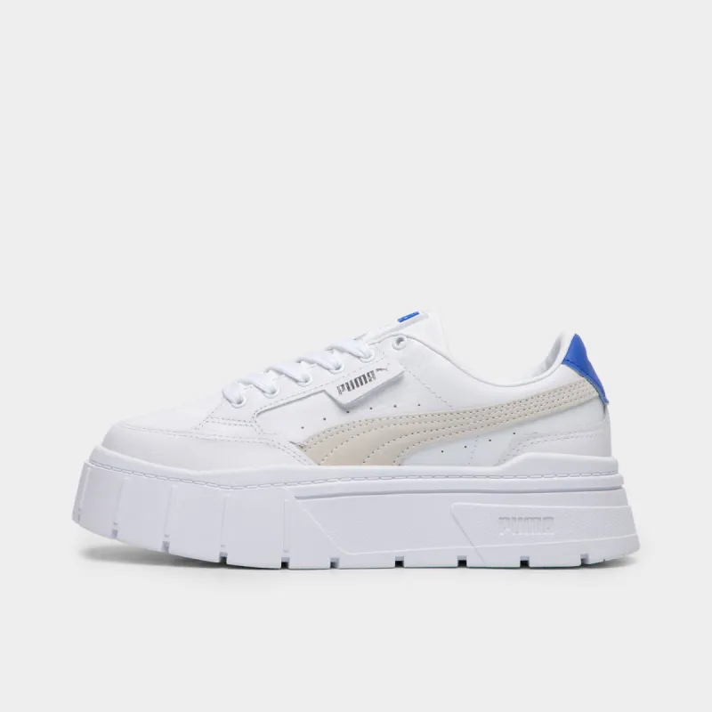 Puma Women's Mayze Stack Puma White / Royal Sapphire sold by JD Sports