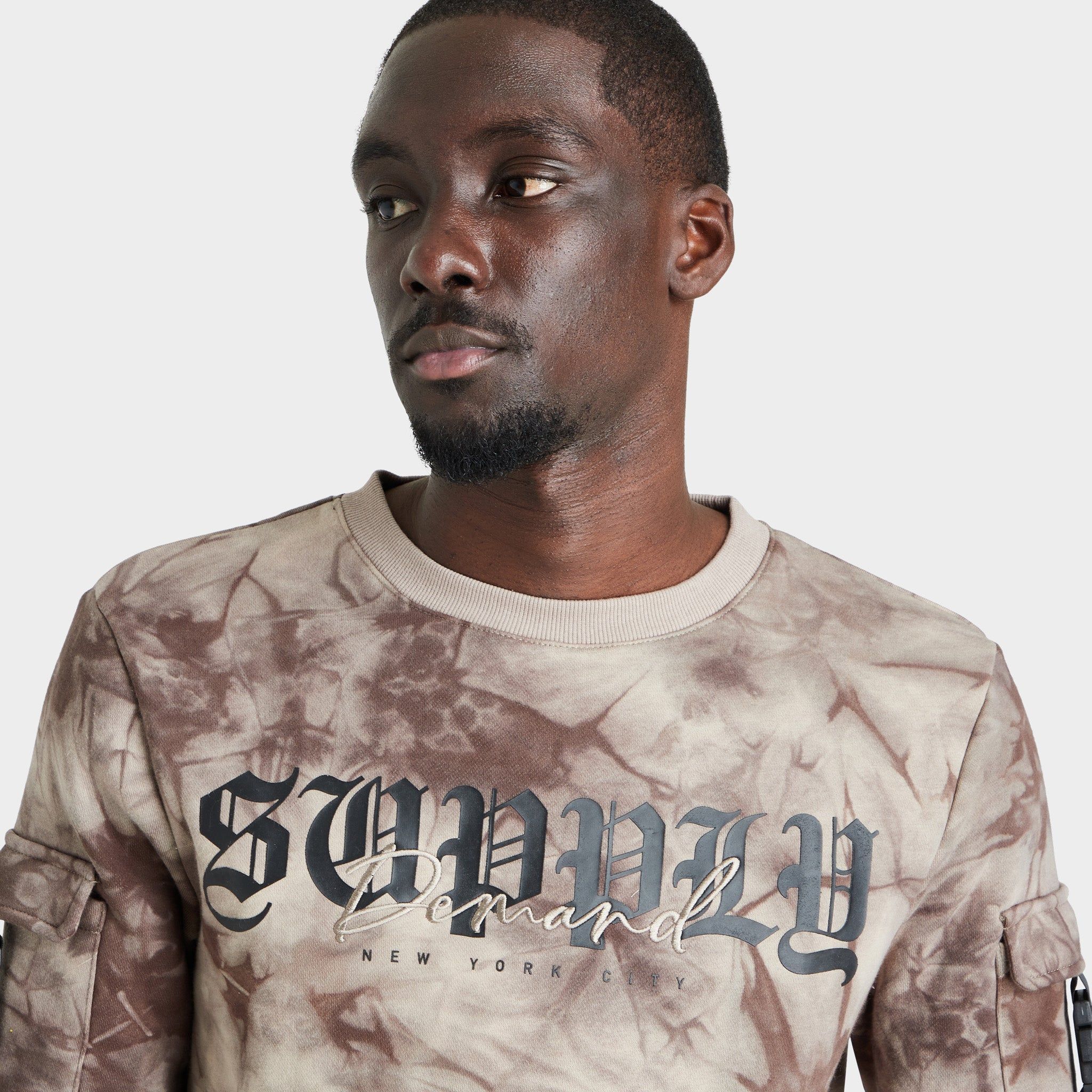 Supply & Demand Submerge Crewneck / Driftwood sold by JD Sports product image thumbnail 3