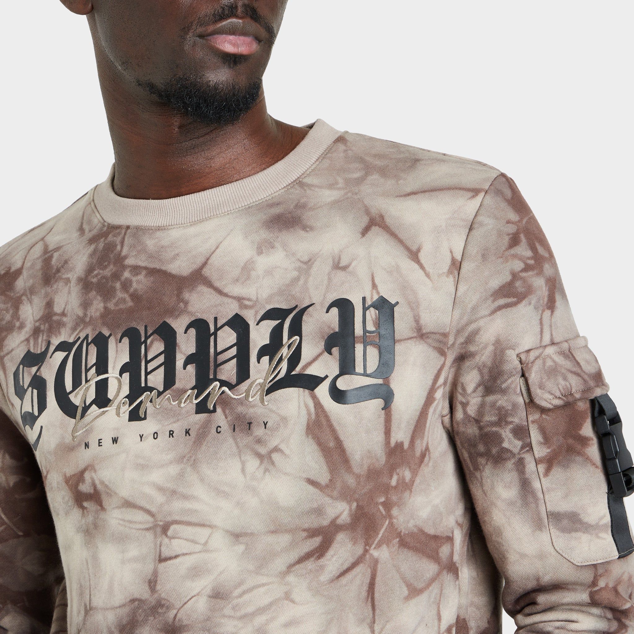 Supply & Demand Submerge Crewneck / Driftwood sold by JD Sports product image thumbnail 4