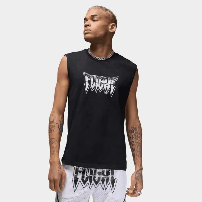 Jordan Sport Dri-FIT Flight Sleeveless T-shirt Black / White made by Jordan