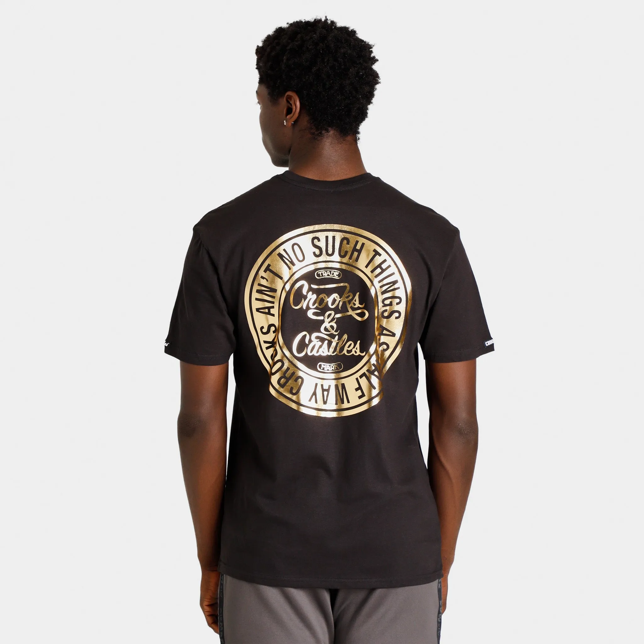 Crooks & Castles Half Way T-shirt / Black sold by JD Sports product image thumbnail 2