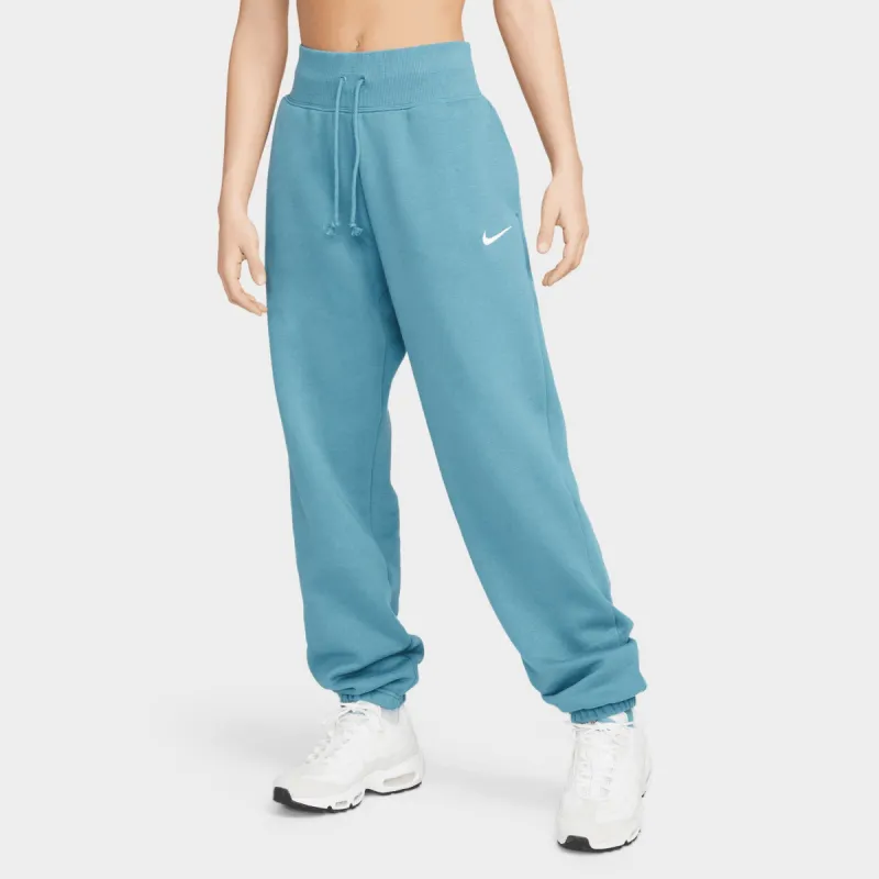Nike Sportswear Women's Phoenix Fleece High-Waisted Oversized Sweatpants Noise Aqua / Sail sold by JD Sports