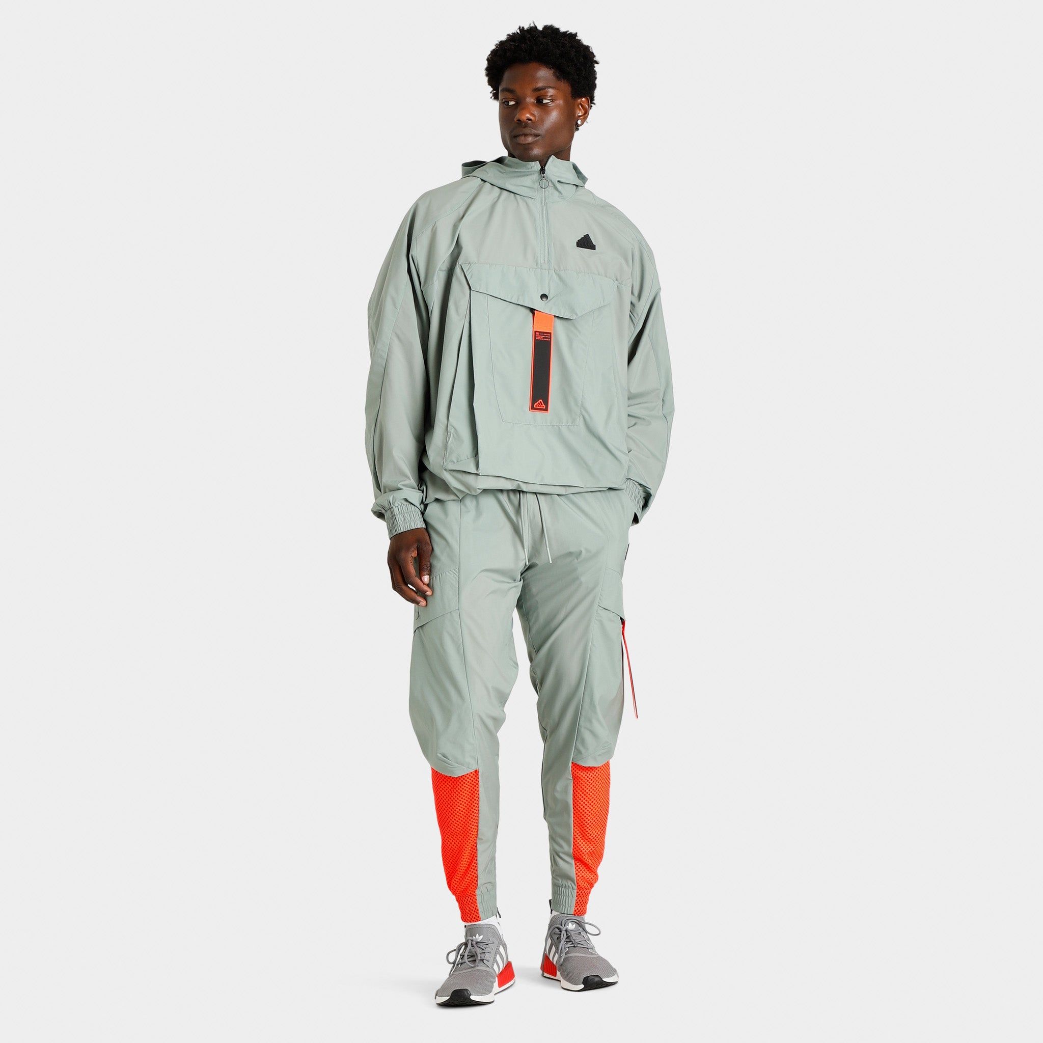 adidas City Escape Premium Windbreaker / Silver Green sold by JD Sports product image thumbnail 5