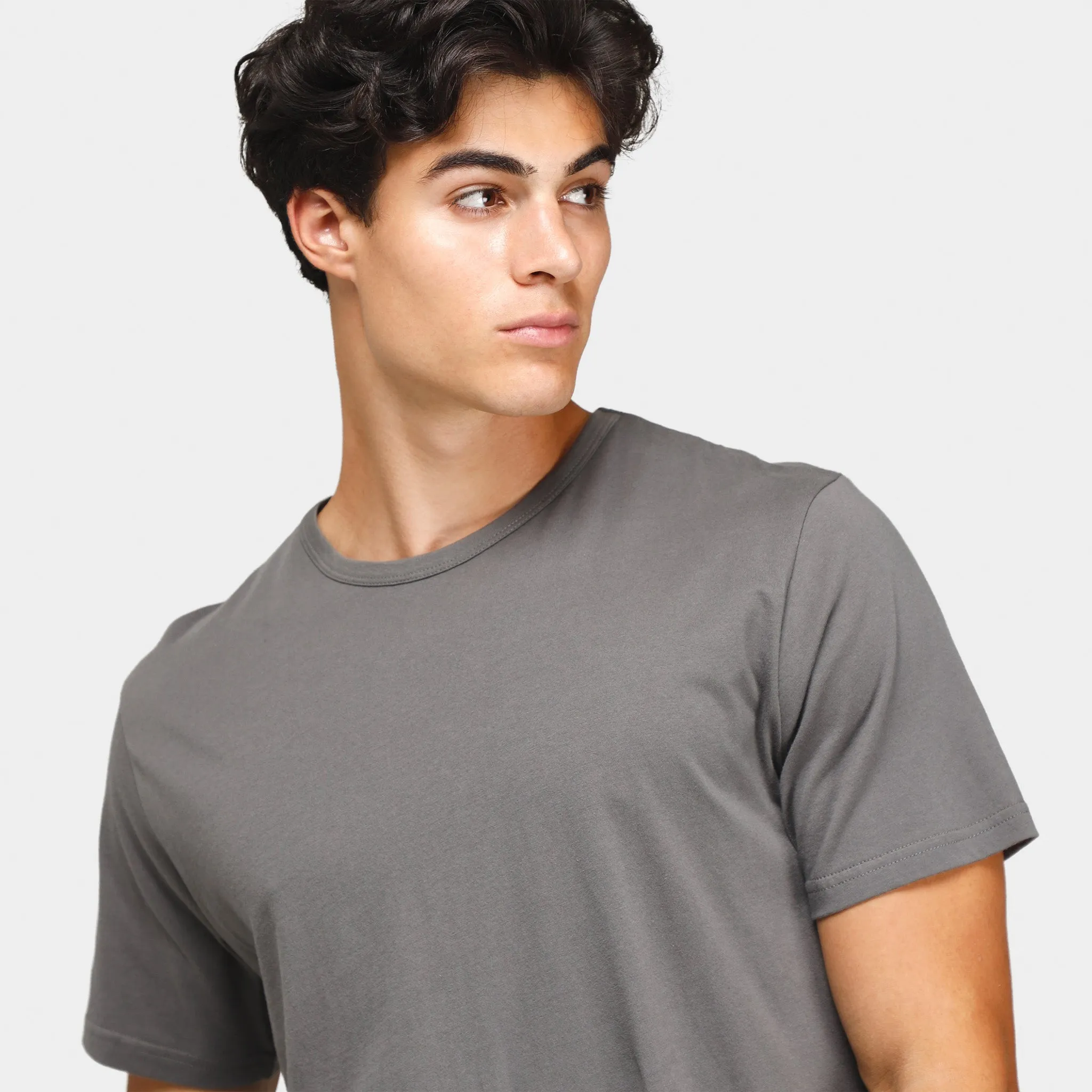 Kuwalla Organic Standard T-shirt / Stone Grey sold by JD Sports product image thumbnail 3