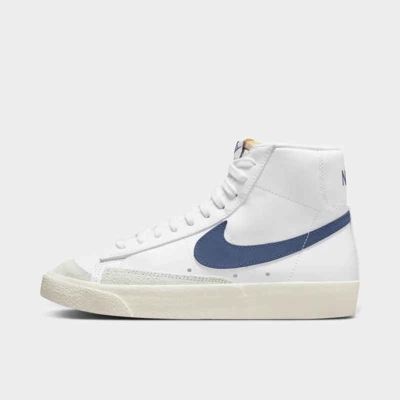Nike Women's Blazer Mid '77 White / Diffused Blue - Sail sold by JD Sports