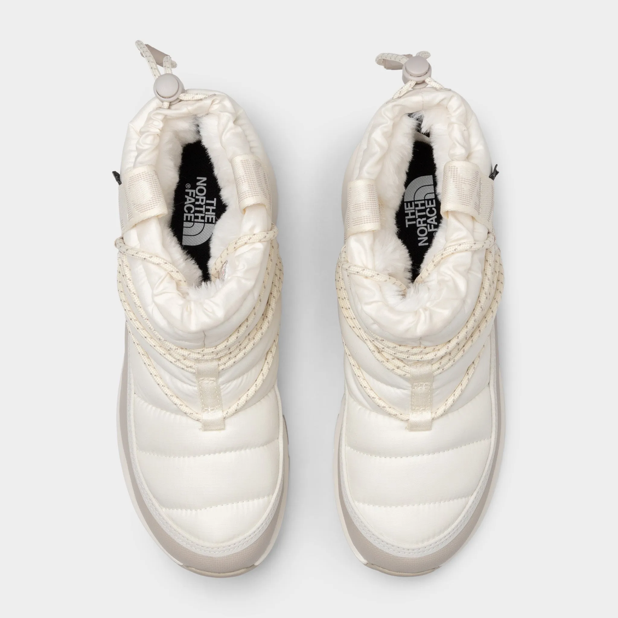 The North Face Women's ThermoBall Lace Up Waterproof Boot Gardenia White / Silver Grey sold by JD Sports product image thumbnail 5