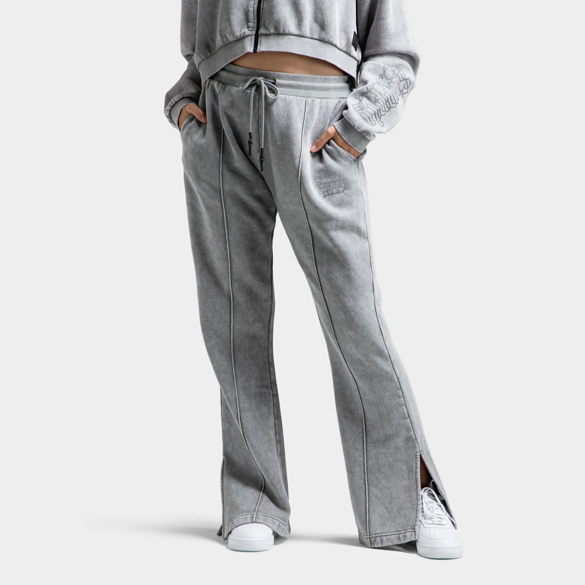 Supply & Demand Women's Monair Split Flare Pants / Grey sold by JD Sports