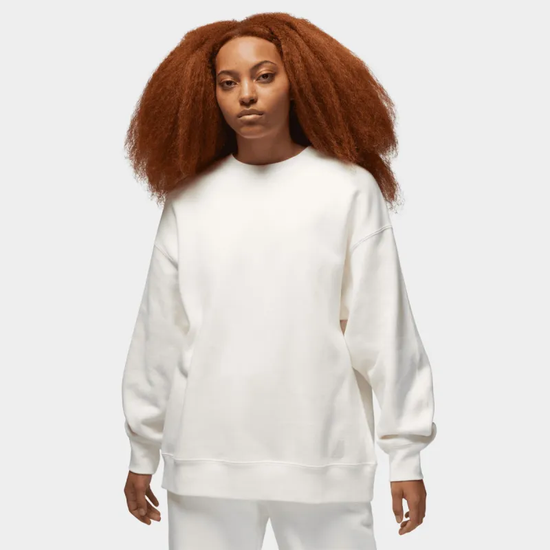 Jordan Women's Flight Fleece Crewneck / Sail sold by JD Sports