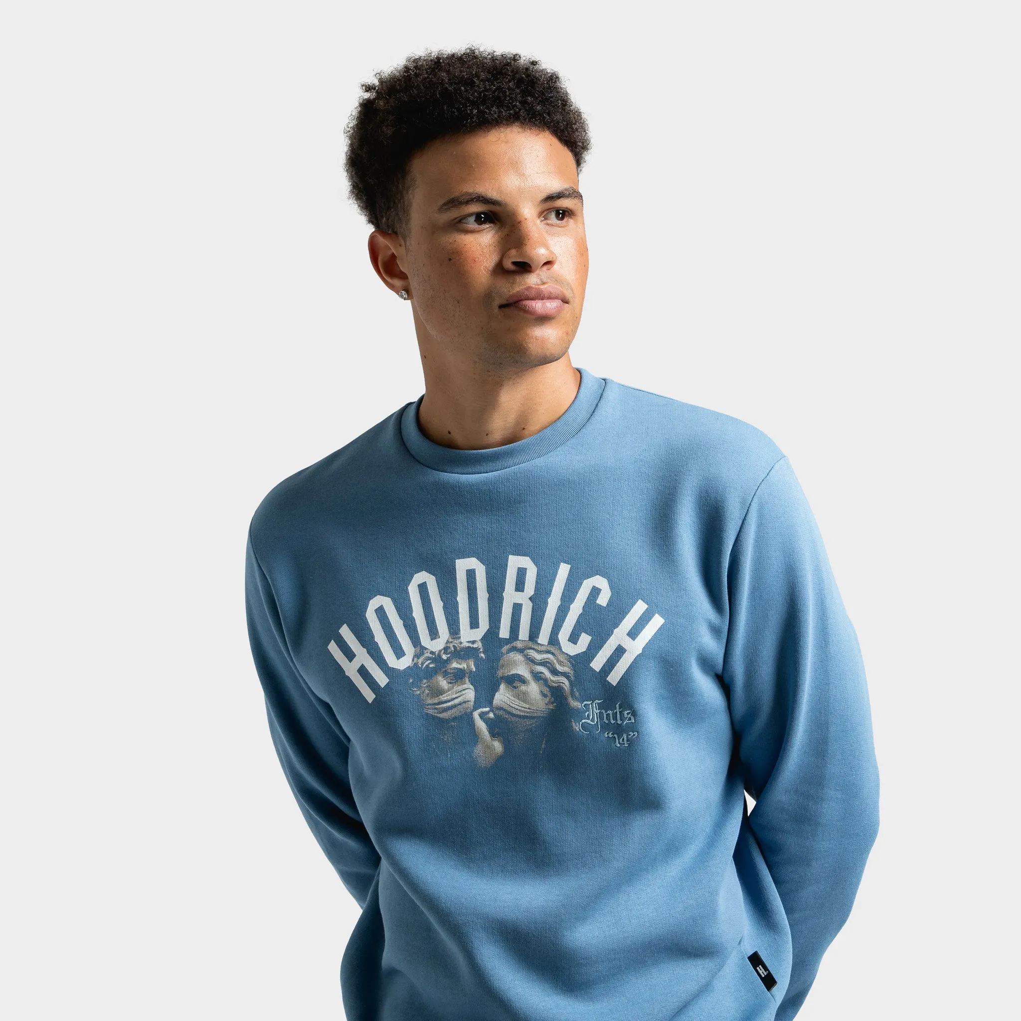 Hoodrich Conquer Sweatshirt Coronet Blue / White - Clear Sky sold by JD Sports product image thumbnail 3