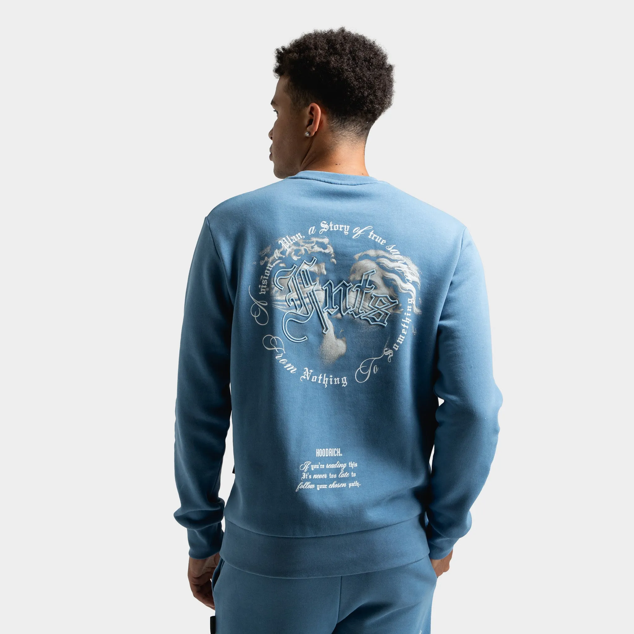 Hoodrich Conquer Sweatshirt Coronet Blue / White - Clear Sky sold by JD Sports product image thumbnail 2