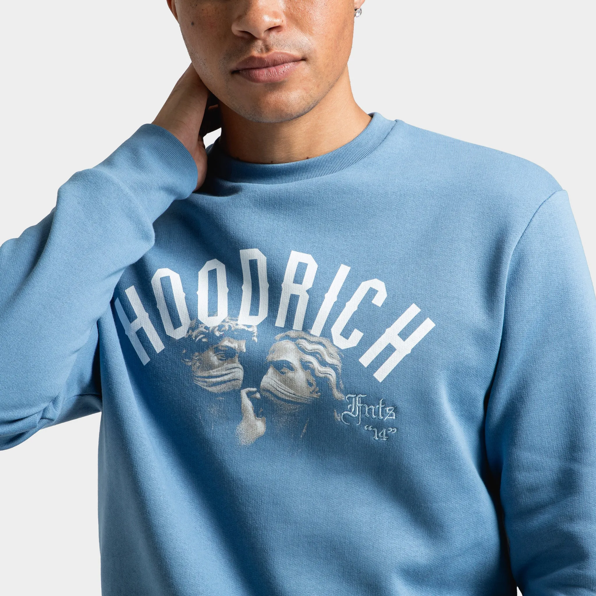 Hoodrich Conquer Sweatshirt Coronet Blue / White - Clear Sky sold by JD Sports product image thumbnail 4