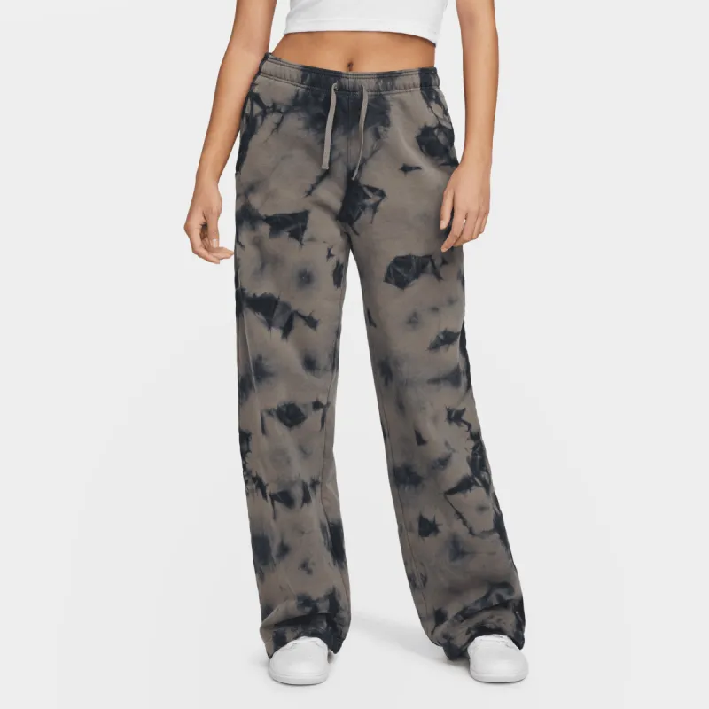 Jordan Women's (Her)itage Fleece Printed Pants Olive Grey / Black - Black sold by JD Sports