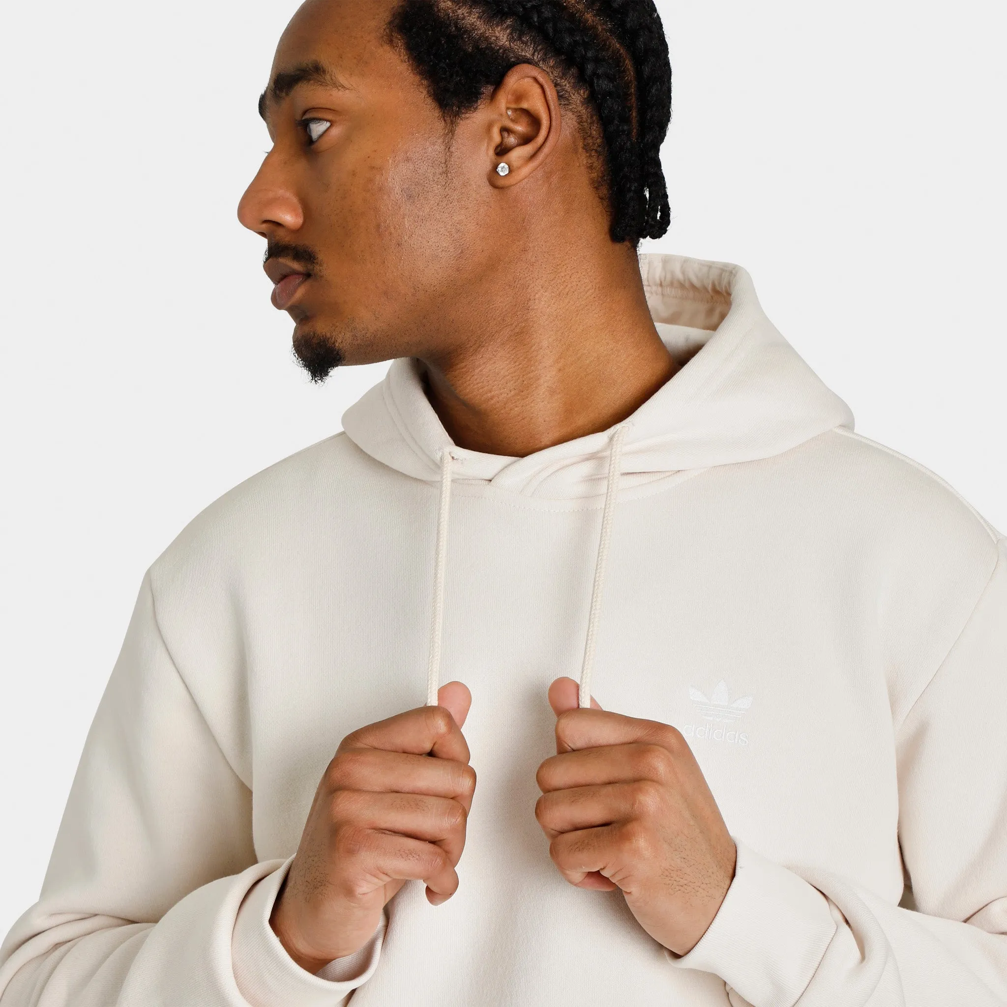 adidas Originals Trefoil Essentials Pullover Hoodie / Wonder White sold by JD Sports product image thumbnail 2