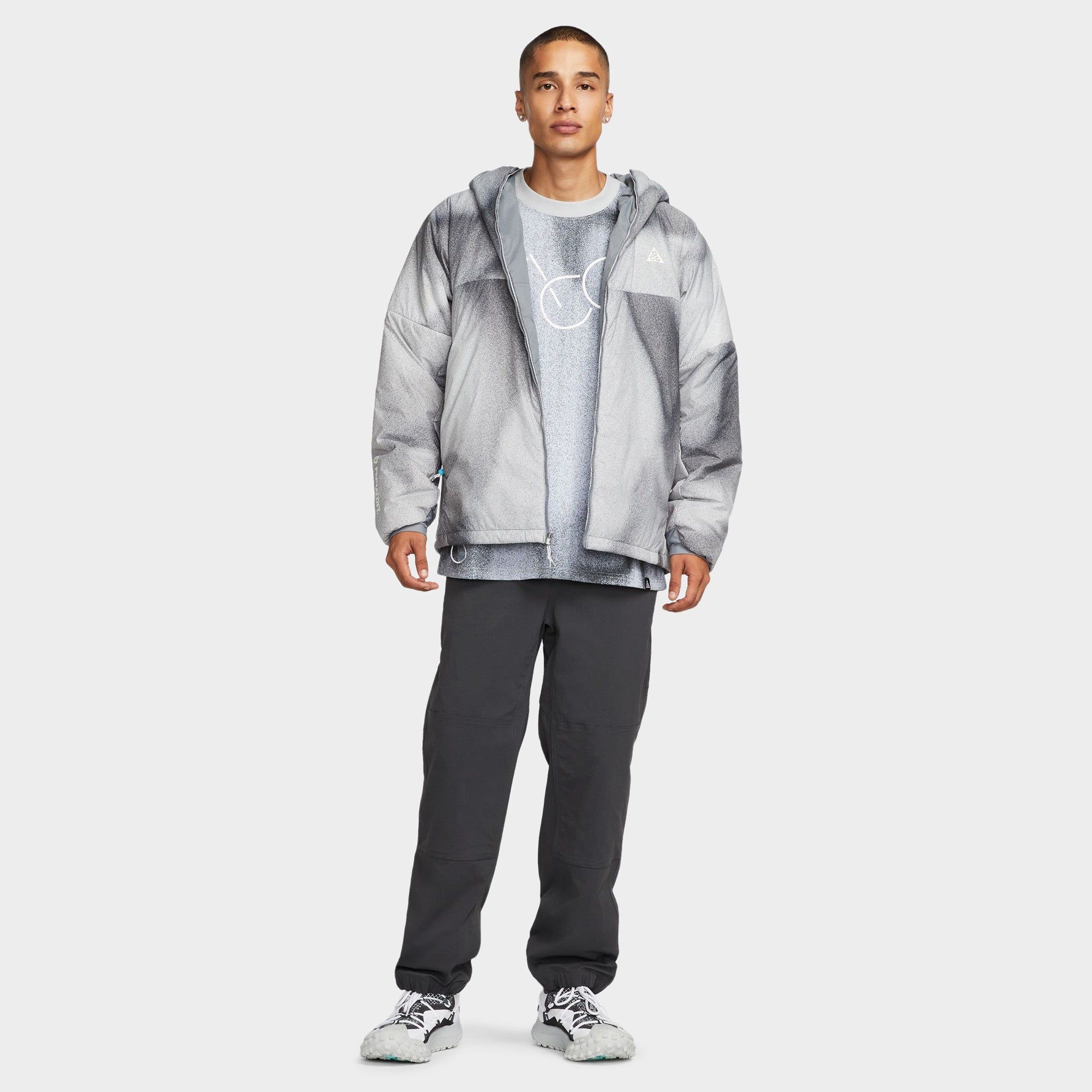Nike ACG AOP LS T-Shirt Photon Dust / Pure Platinum / Lt Smoke Grey sold by JD Sports product image thumbnail 5