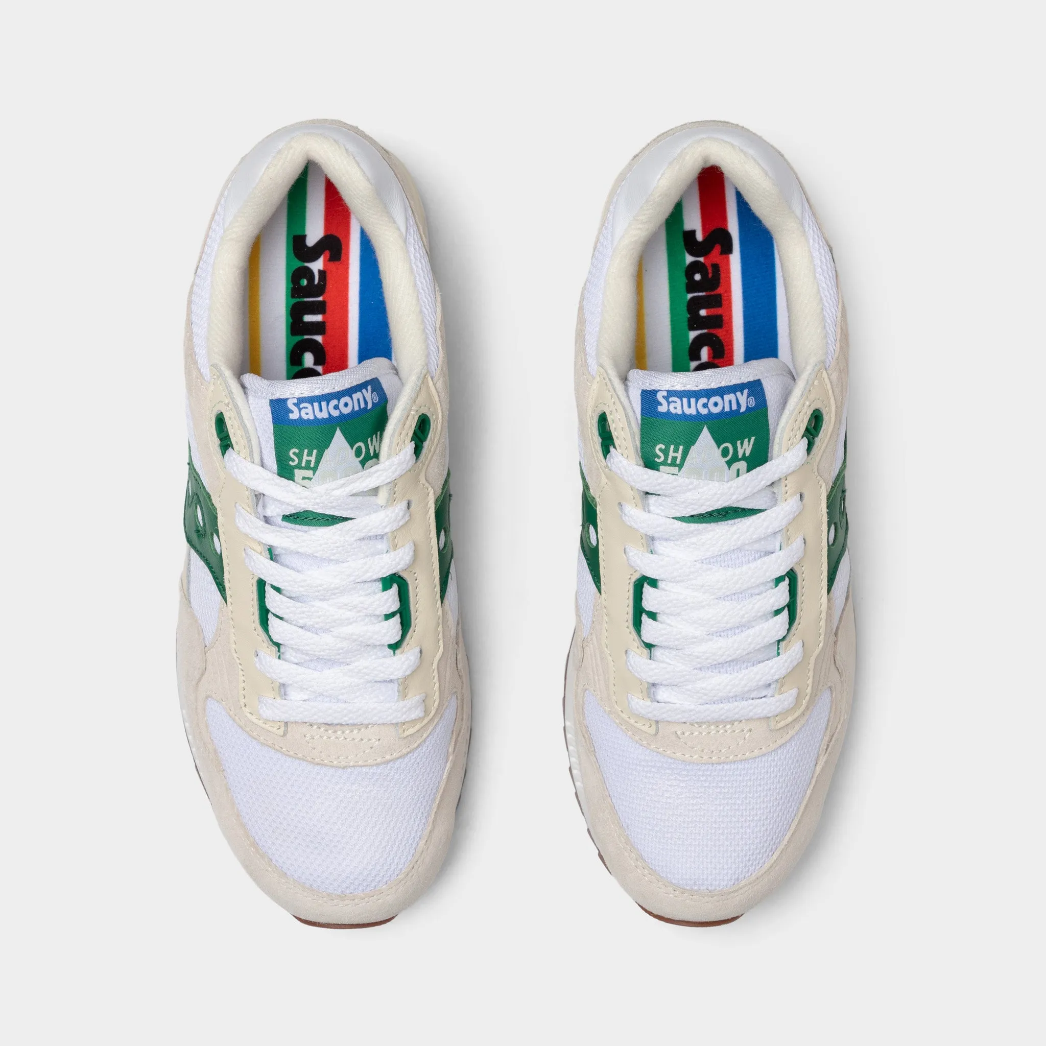 Saucony Shadow 5000 White / Green sold by JD Sports product image thumbnail 5