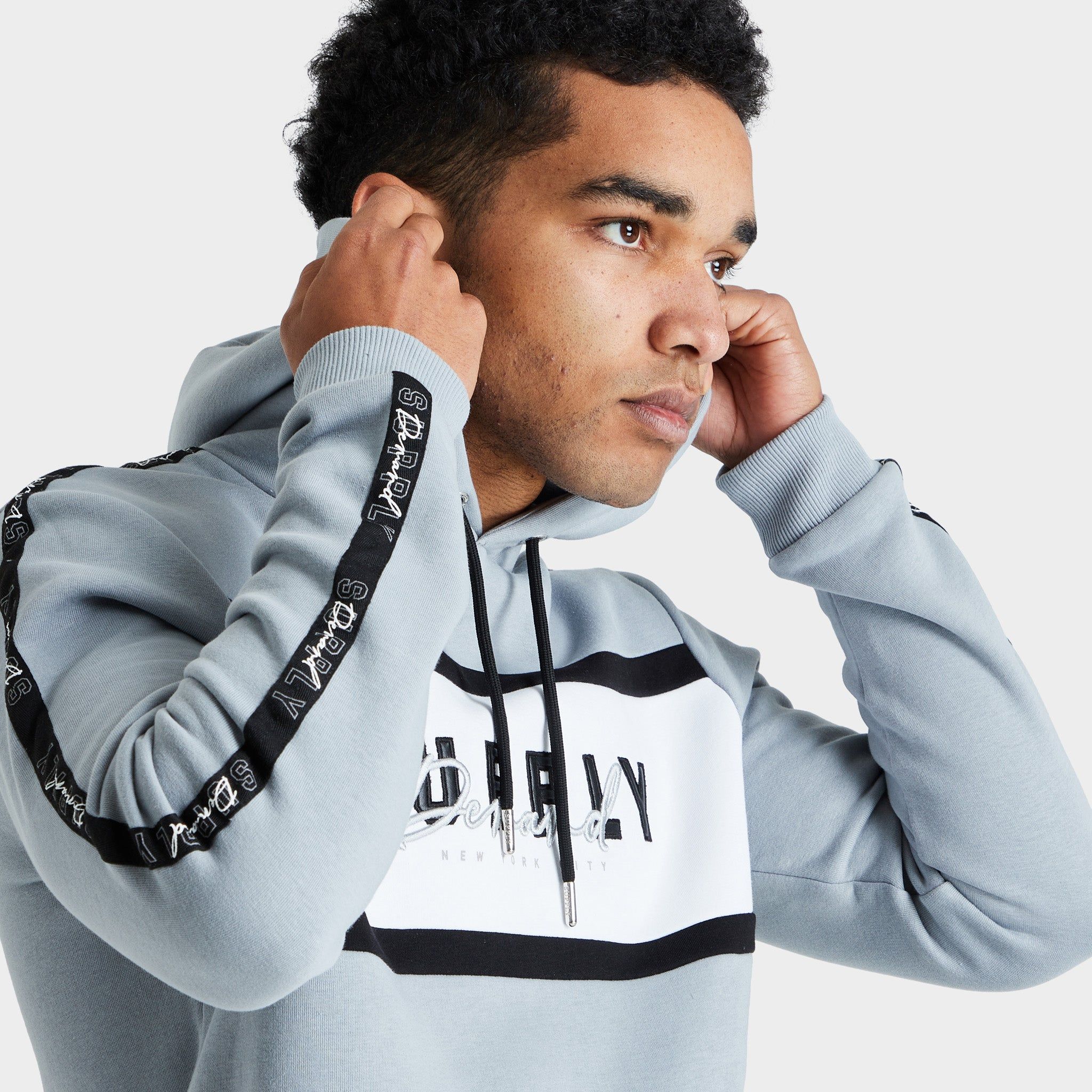 Supply & Demand Stripe Pullover Hoodie / Weathervane sold by JD Sports product image thumbnail 4