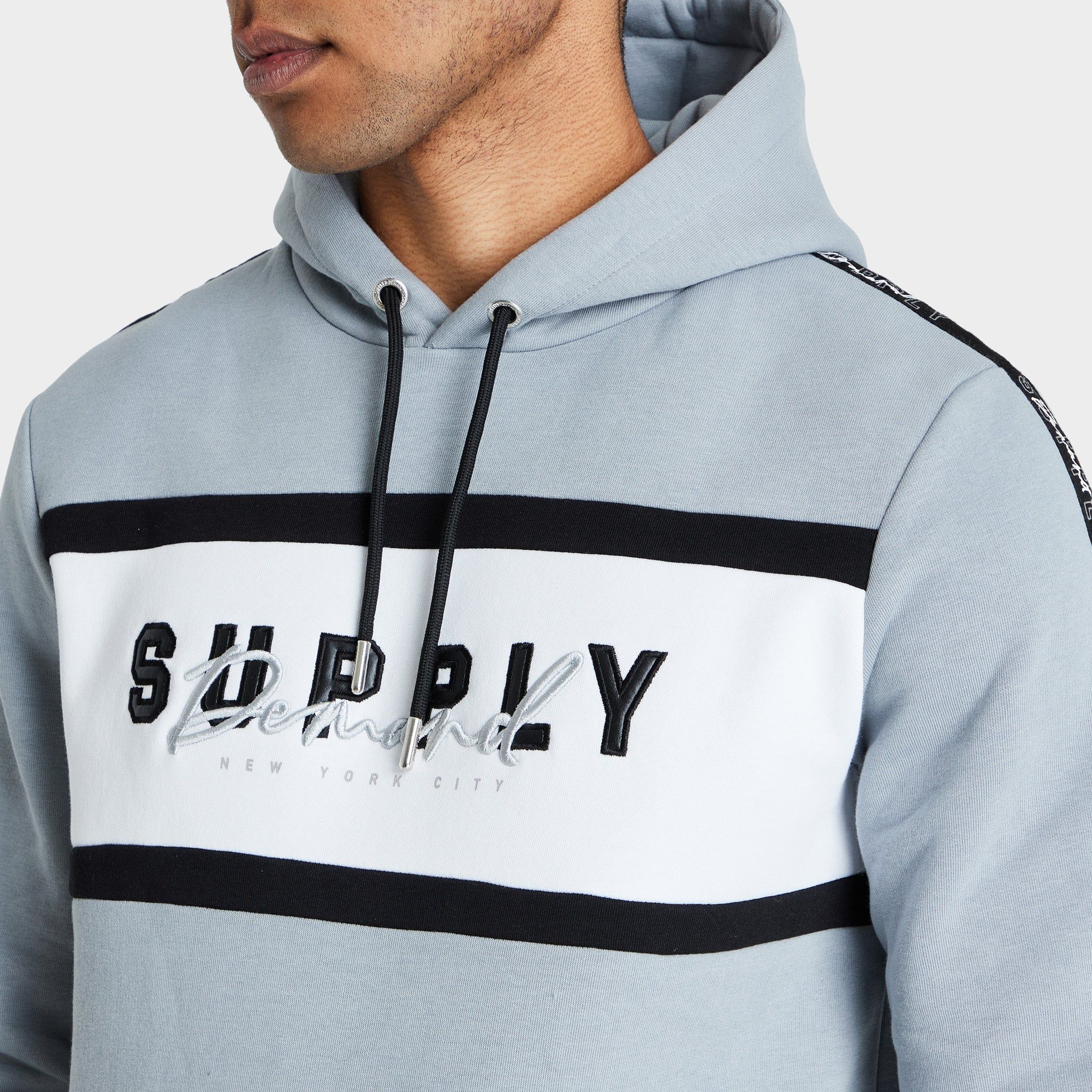Supply & Demand Stripe Pullover Hoodie / Weathervane sold by JD Sports product image thumbnail 3