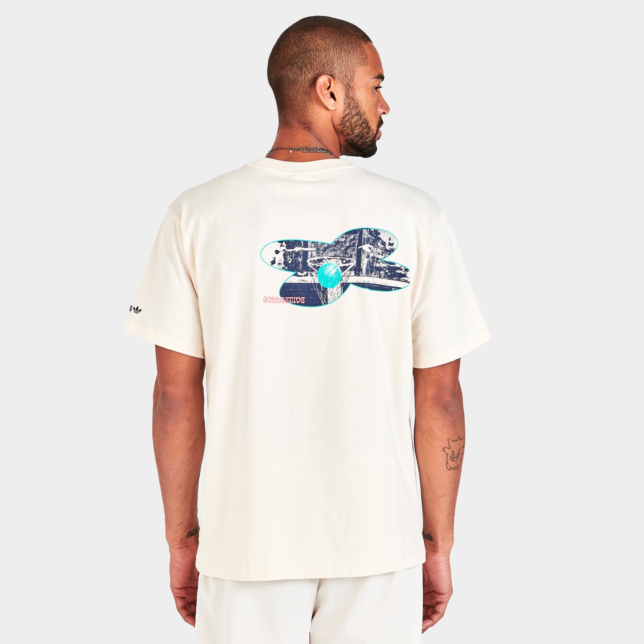 adidas Originals Basketball Photo Graphic T-shirt / Wonder White sold by JD Sports product image thumbnail 2