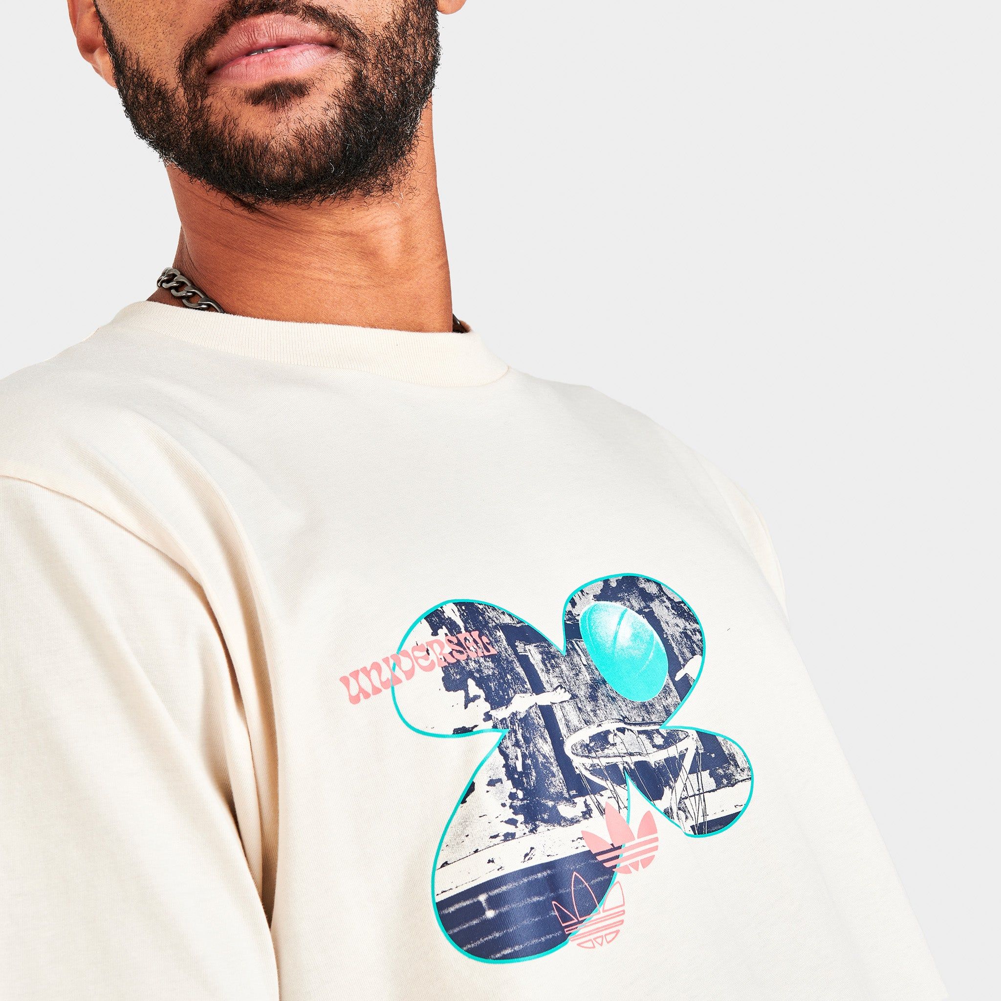 adidas Originals Basketball Photo Graphic T-shirt / Wonder White sold by JD Sports product image thumbnail 4