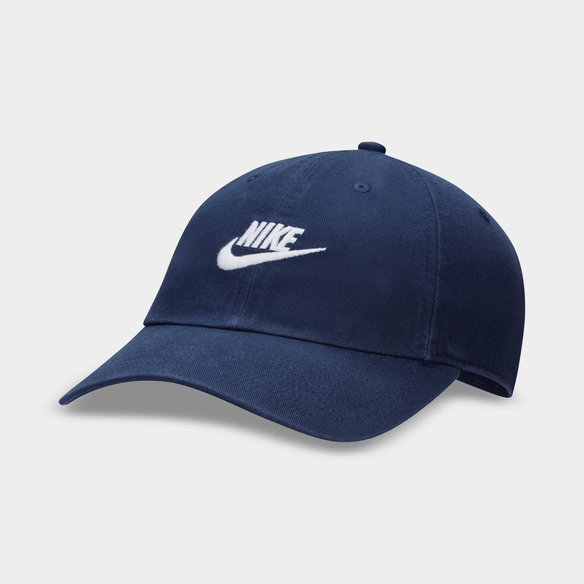 Nike Unstructured Futura Wash Cap Midnight Navy / White sold by JD Sports