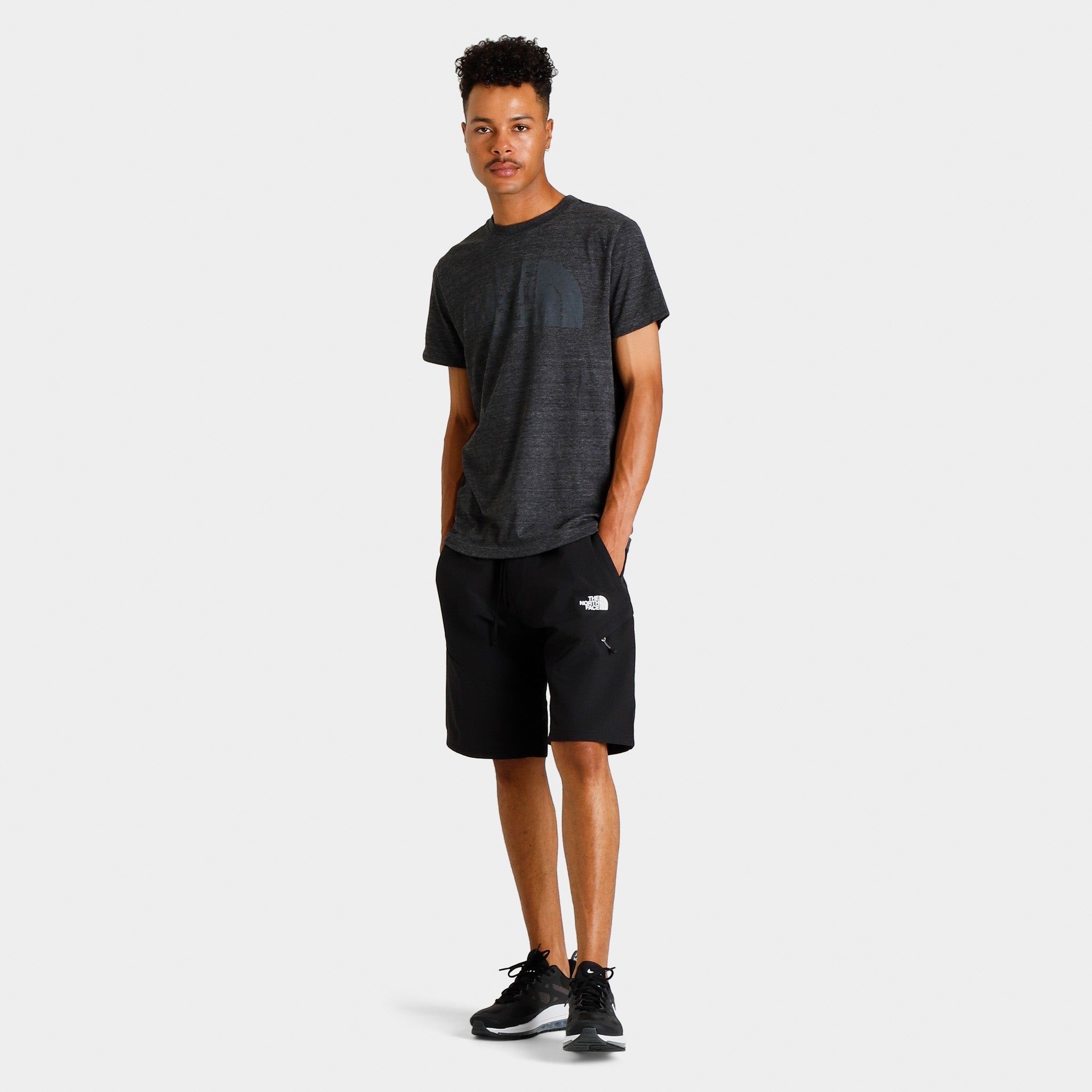 The North Face Half Dome Tri-Blend T-shirt TNF Black Heather / TNF Black sold by JD Sports product image thumbnail 5
