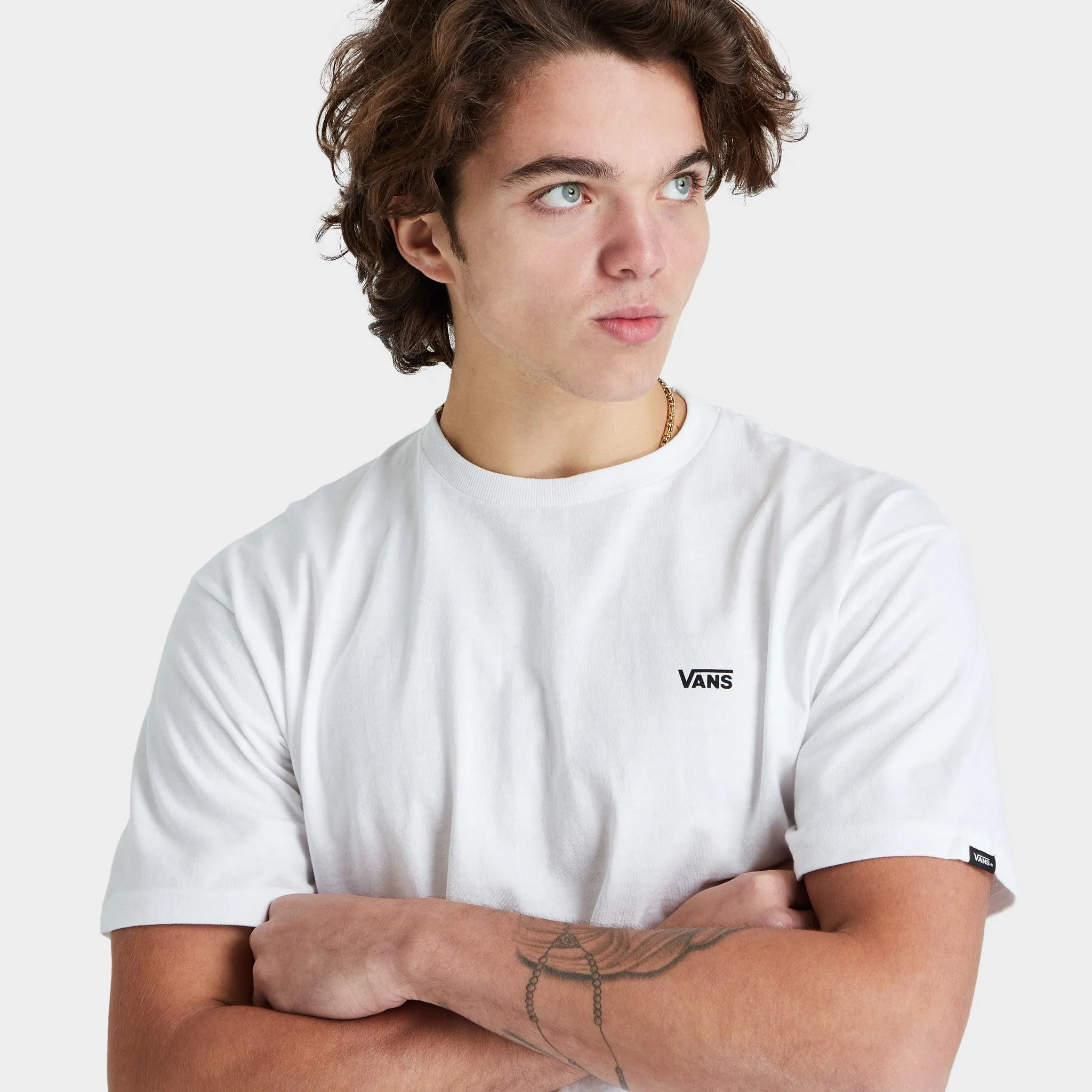 Vans Left Chest Logo T-shirt / White sold by JD Sports product image thumbnail 3