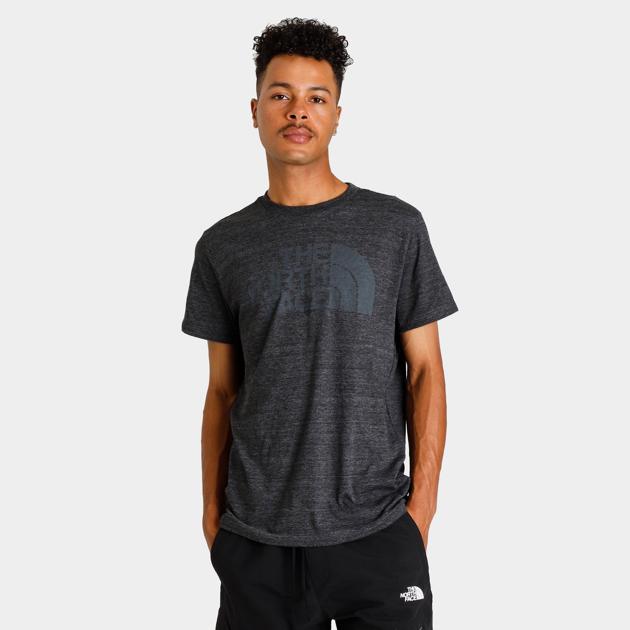 The North Face Half Dome Tri-Blend T-shirt TNF Black Heather / TNF Black sold by JD Sports