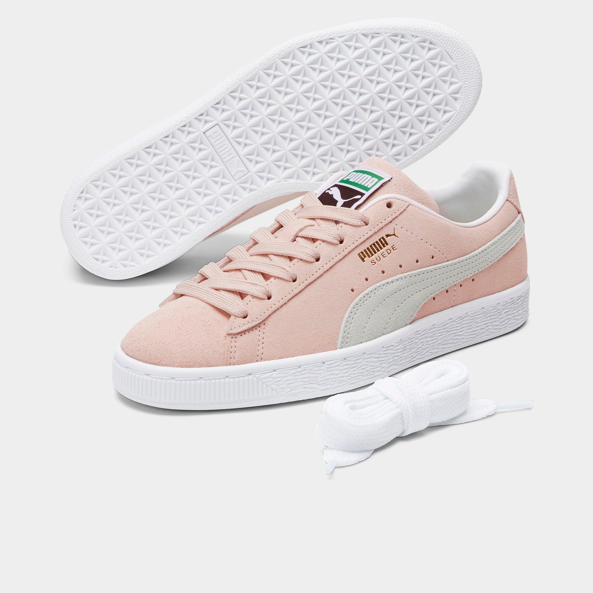 Puma Women's Suede Classic XXI Peachskin / Puma White sold by JD Sports product image thumbnail 2