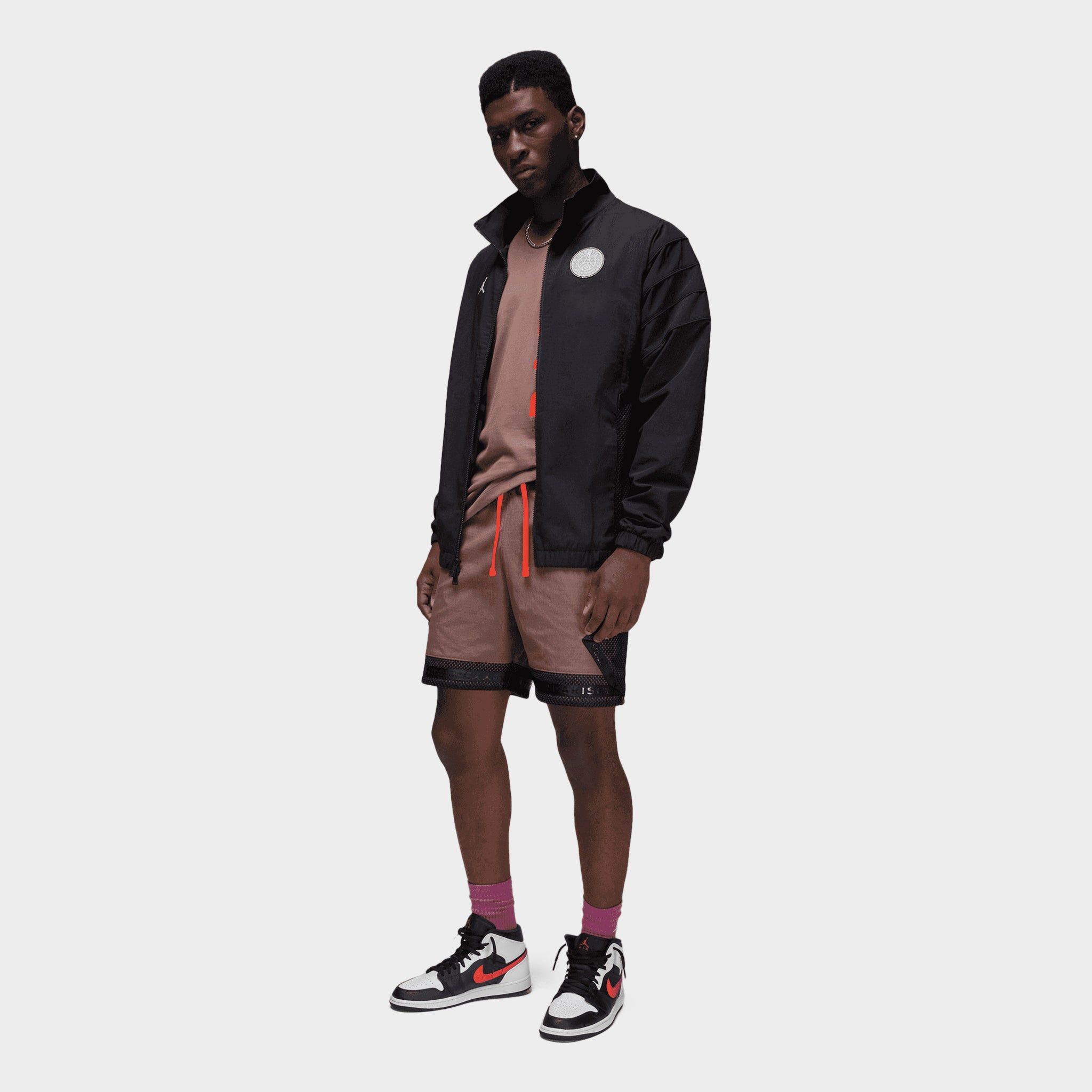 Jordan Paris Saint-Germain Anthem Jacket Black / White sold by JD Sports product image thumbnail 5