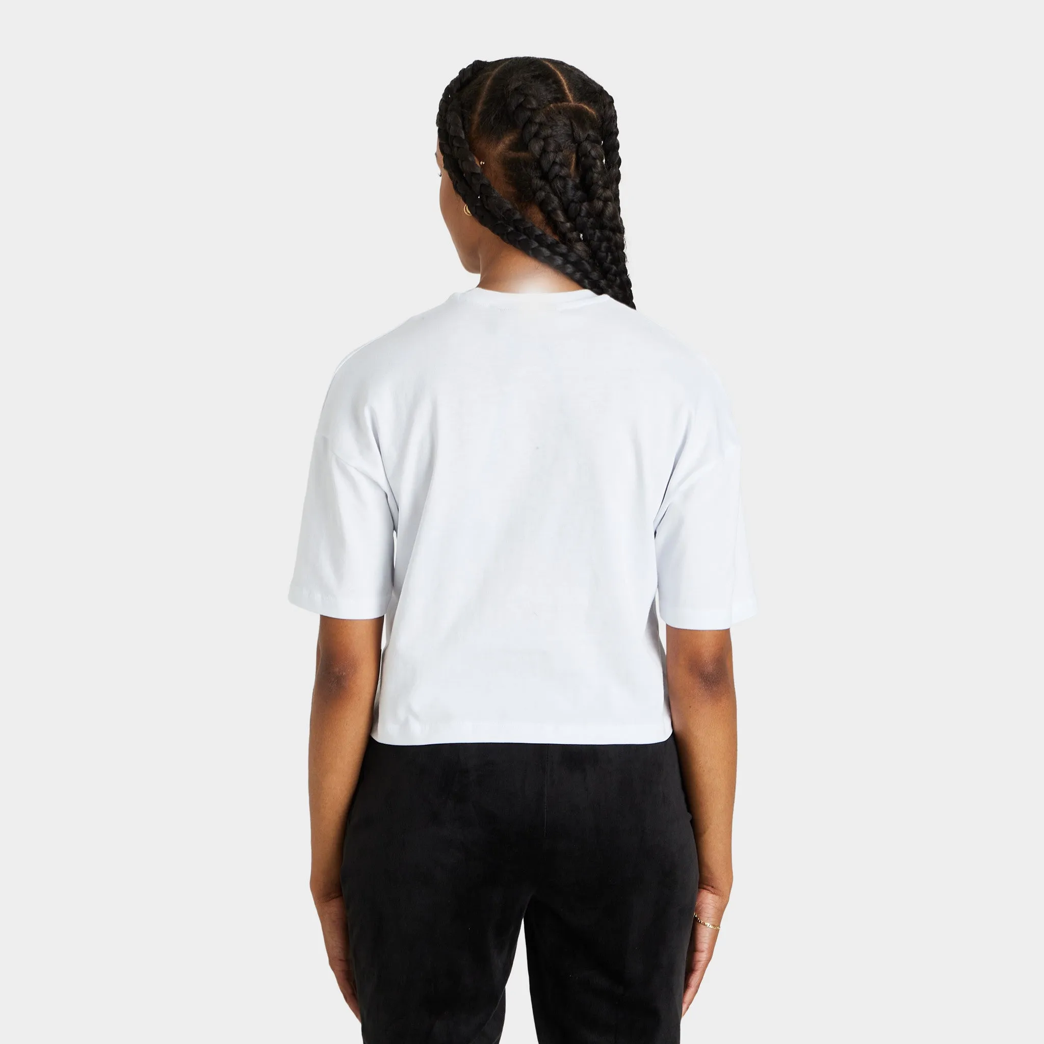 SikSilk Women's Embroidered Logo T-shirt / White sold by JD Sports product image thumbnail 2