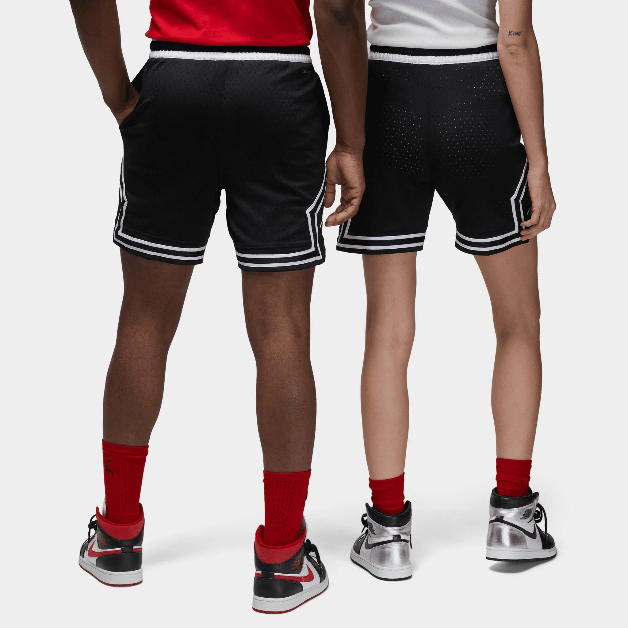 Jordan Dri-FIT Sport Diamond Shorts Black / White - White sold by JD Sports product image thumbnail 2