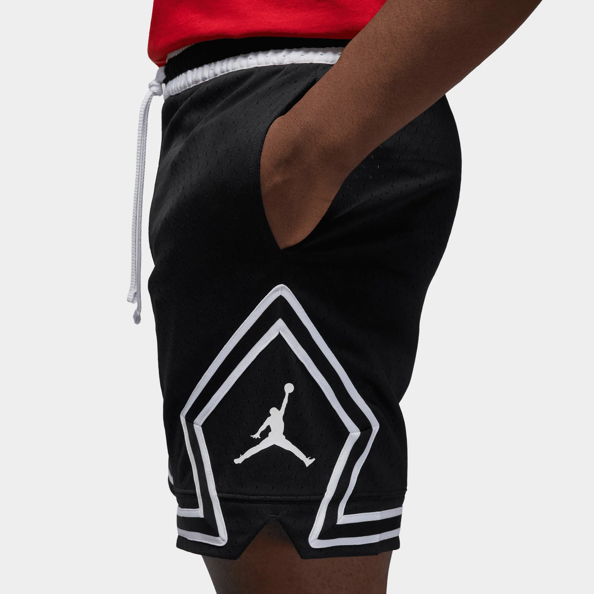 Jordan Dri-FIT Sport Diamond Shorts Black / White - White sold by JD Sports product image thumbnail 5