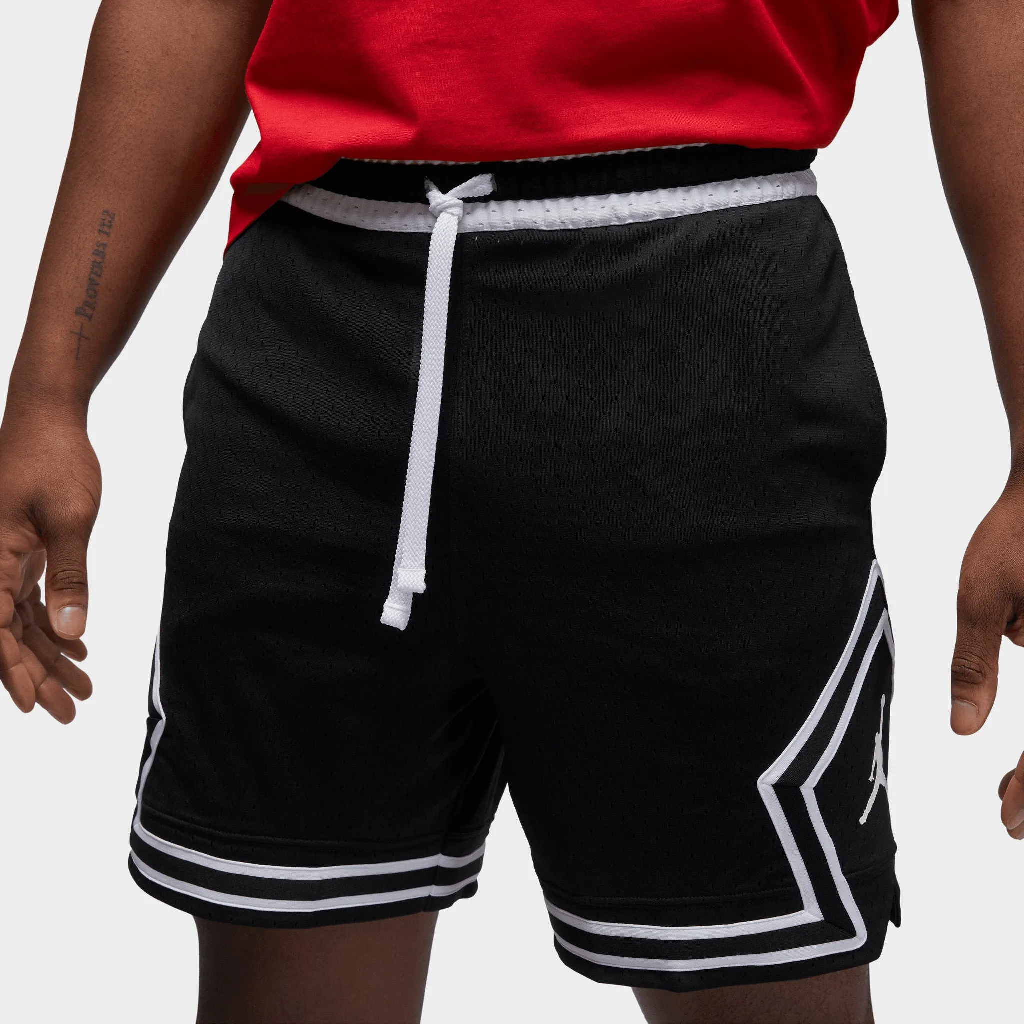 Jordan Dri-FIT Sport Diamond Shorts Black / White - White sold by JD Sports product image thumbnail 3