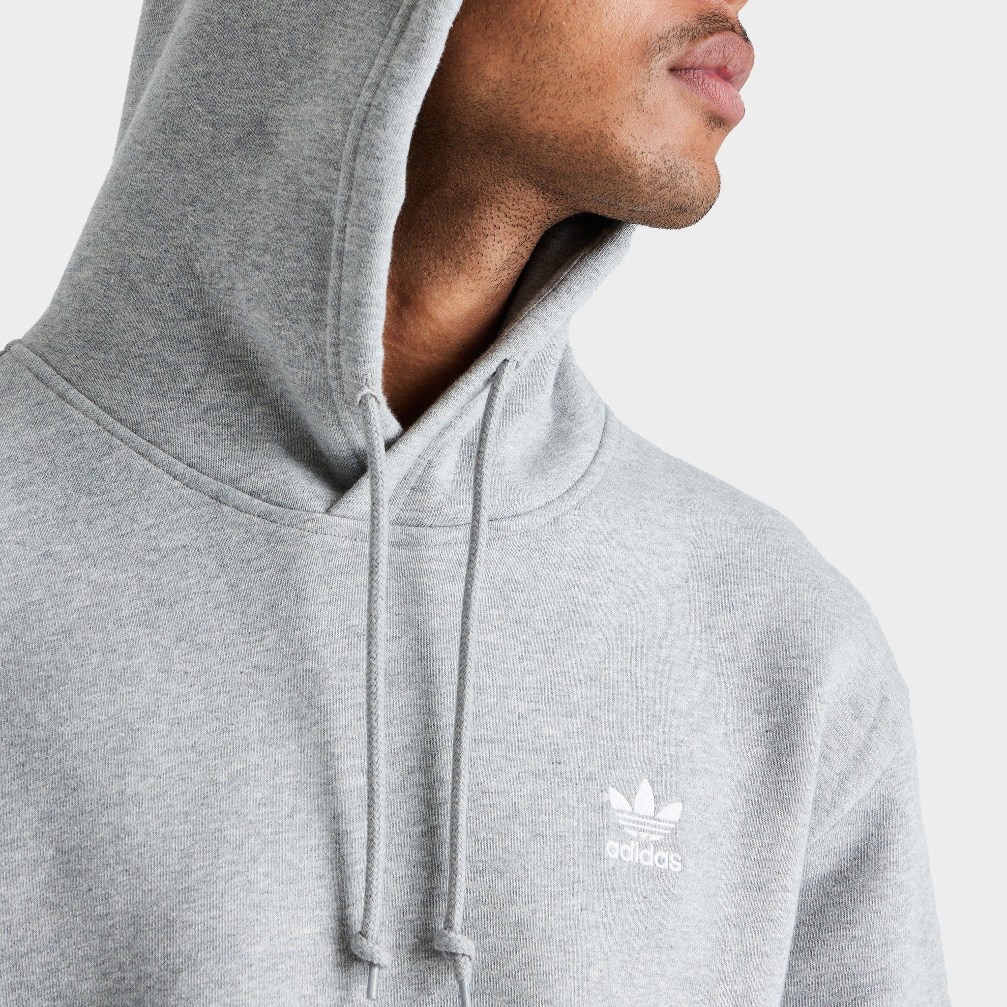 adidas Originals Adicolor Essentials Trefoil Hoodie / Medium Grey Heather sold by JD Sports product image thumbnail 4