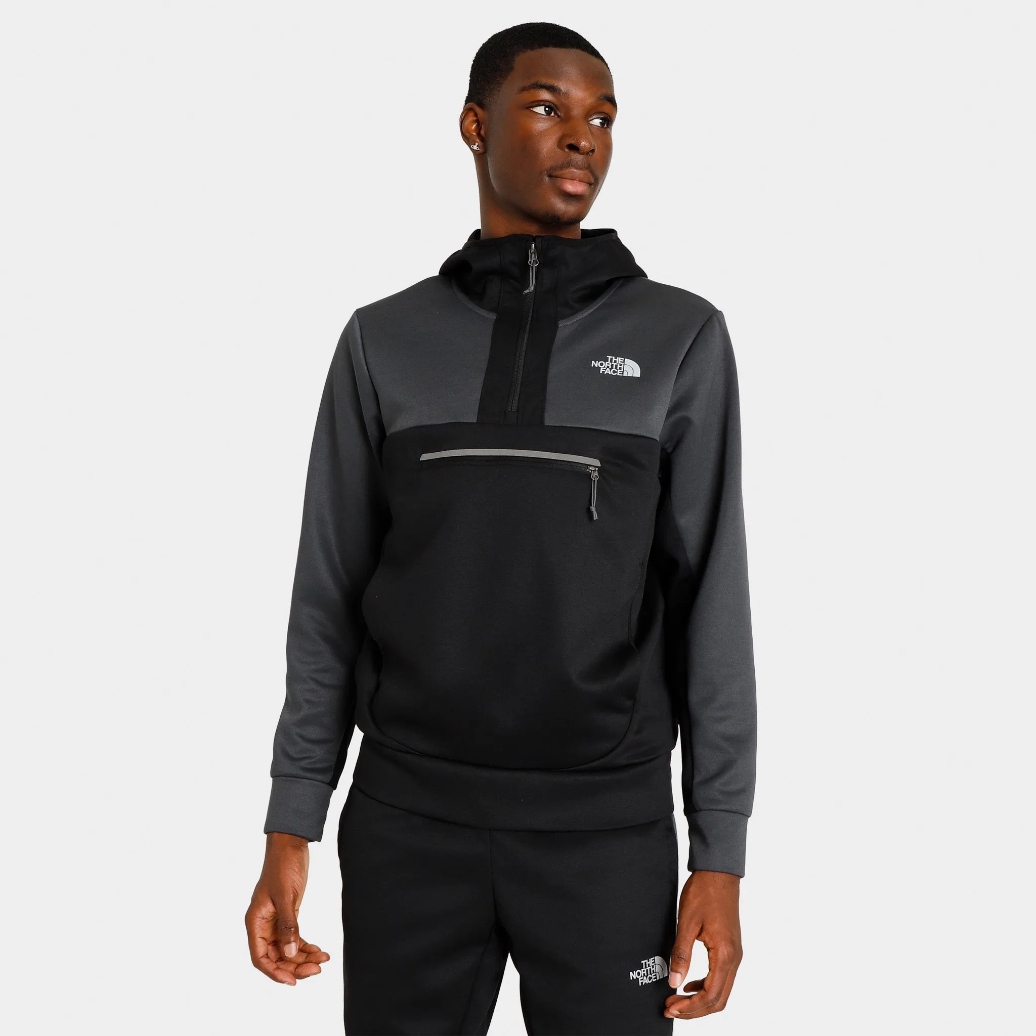 The North Face Kaveh Quarter Zip Hoodie TNF Black / Asphalt Grey