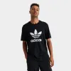adidas Originals Trefoil T-shirt Black / White sold by JD Sports