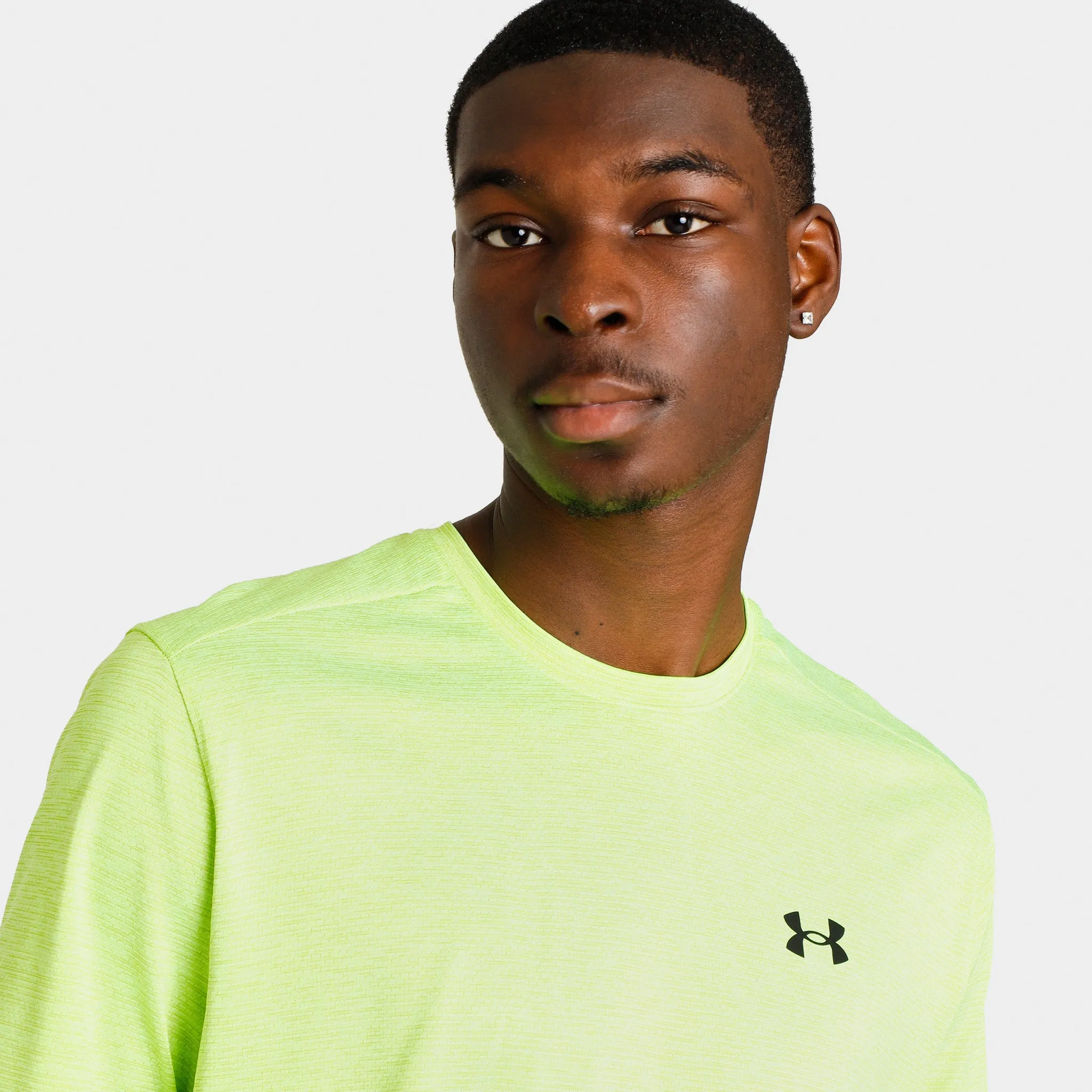 Under Armour Tech Vent T-shirt Lime Surge / Black sold by JD Sports product image thumbnail 3