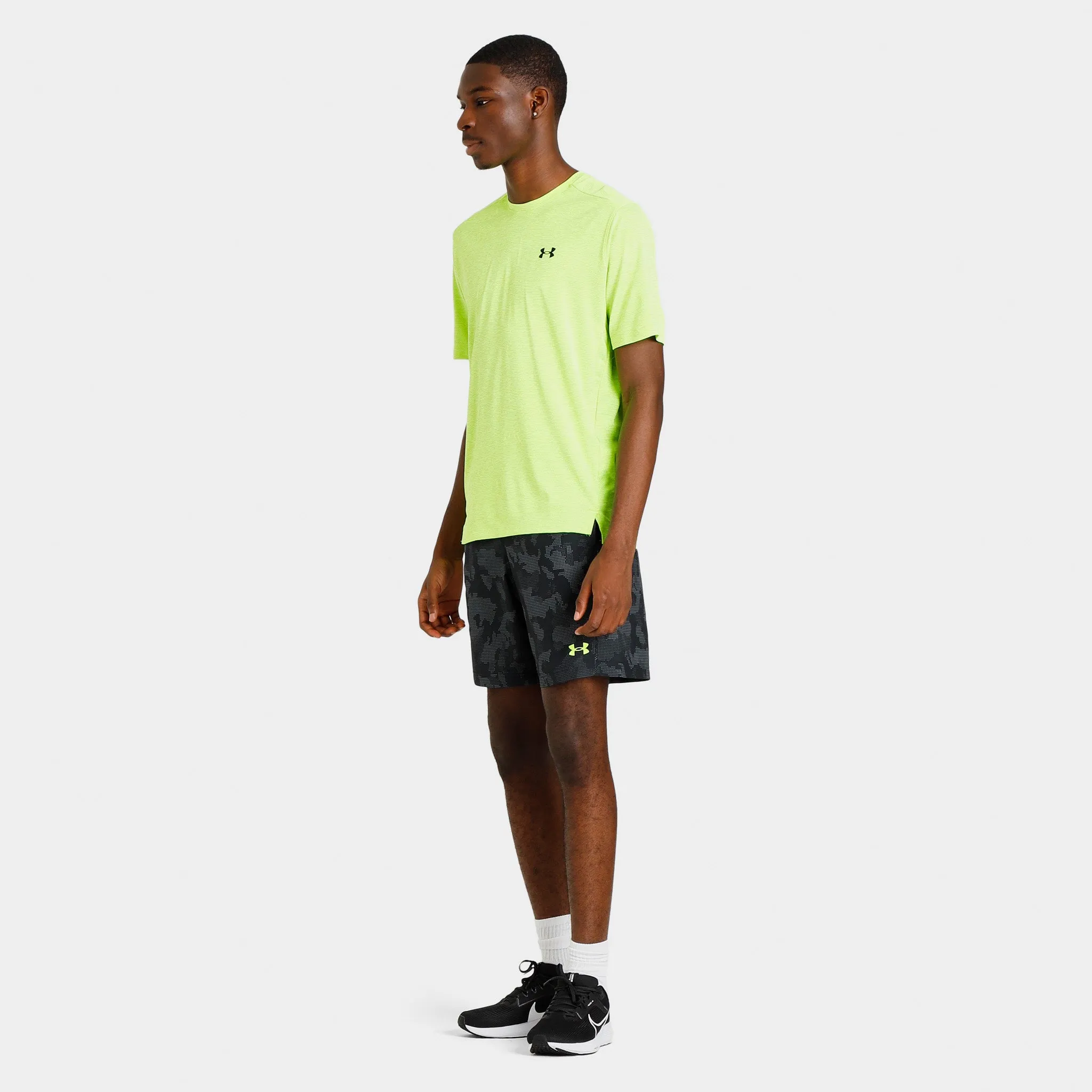 Under Armour Tech Vent T-shirt Lime Surge / Black sold by JD Sports product image thumbnail 5
